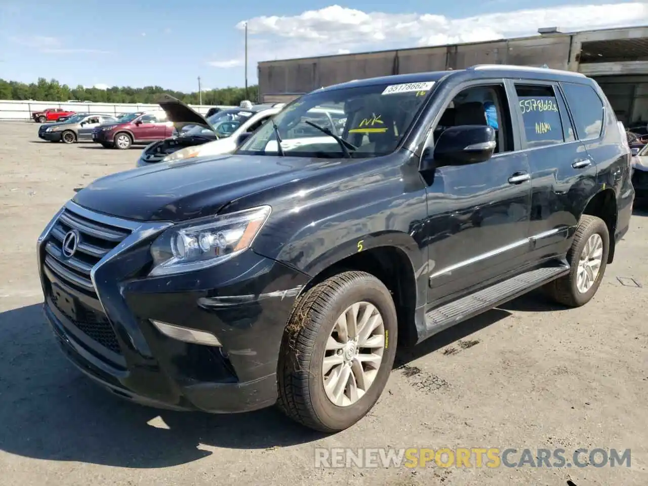 2 Photograph of a damaged car JTJBM7FX7K5216022 LEXUS GX 2019