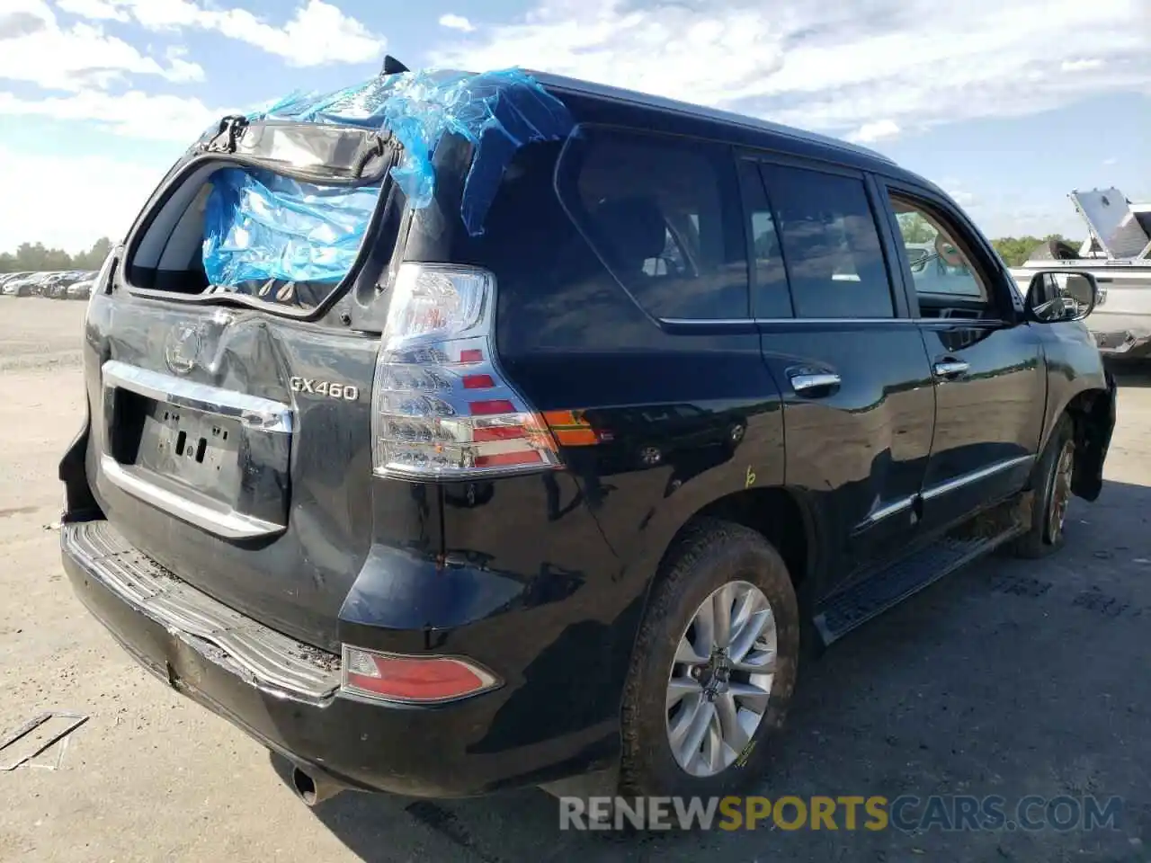 4 Photograph of a damaged car JTJBM7FX7K5216022 LEXUS GX 2019