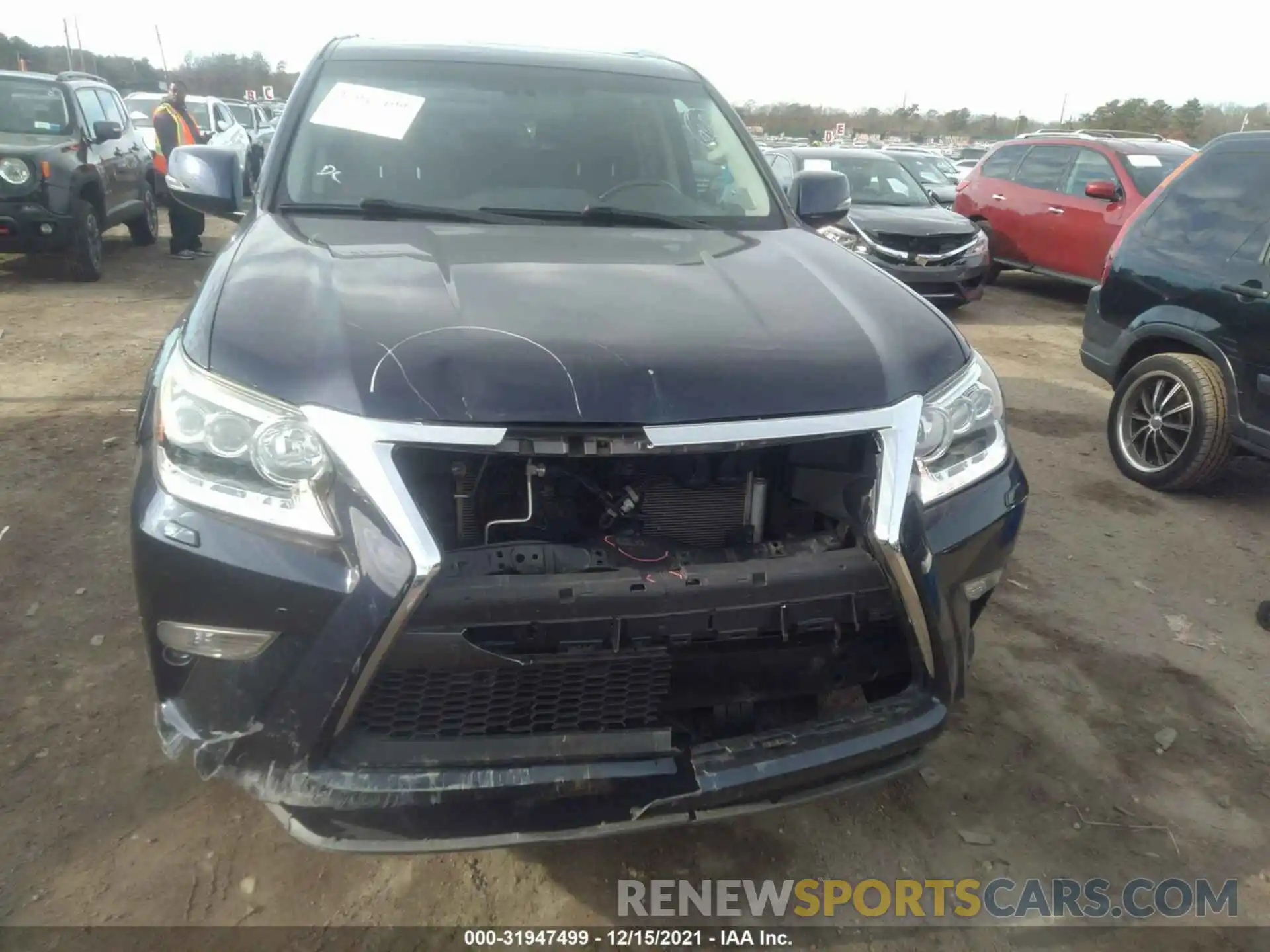 6 Photograph of a damaged car JTJBM7FX7K5217087 LEXUS GX 2019