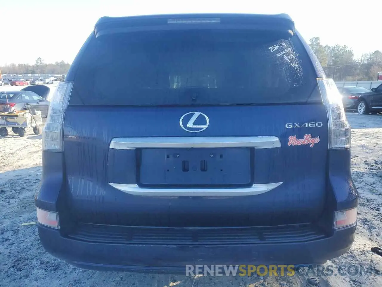 6 Photograph of a damaged car JTJBM7FX7K5218854 LEXUS GX 2019
