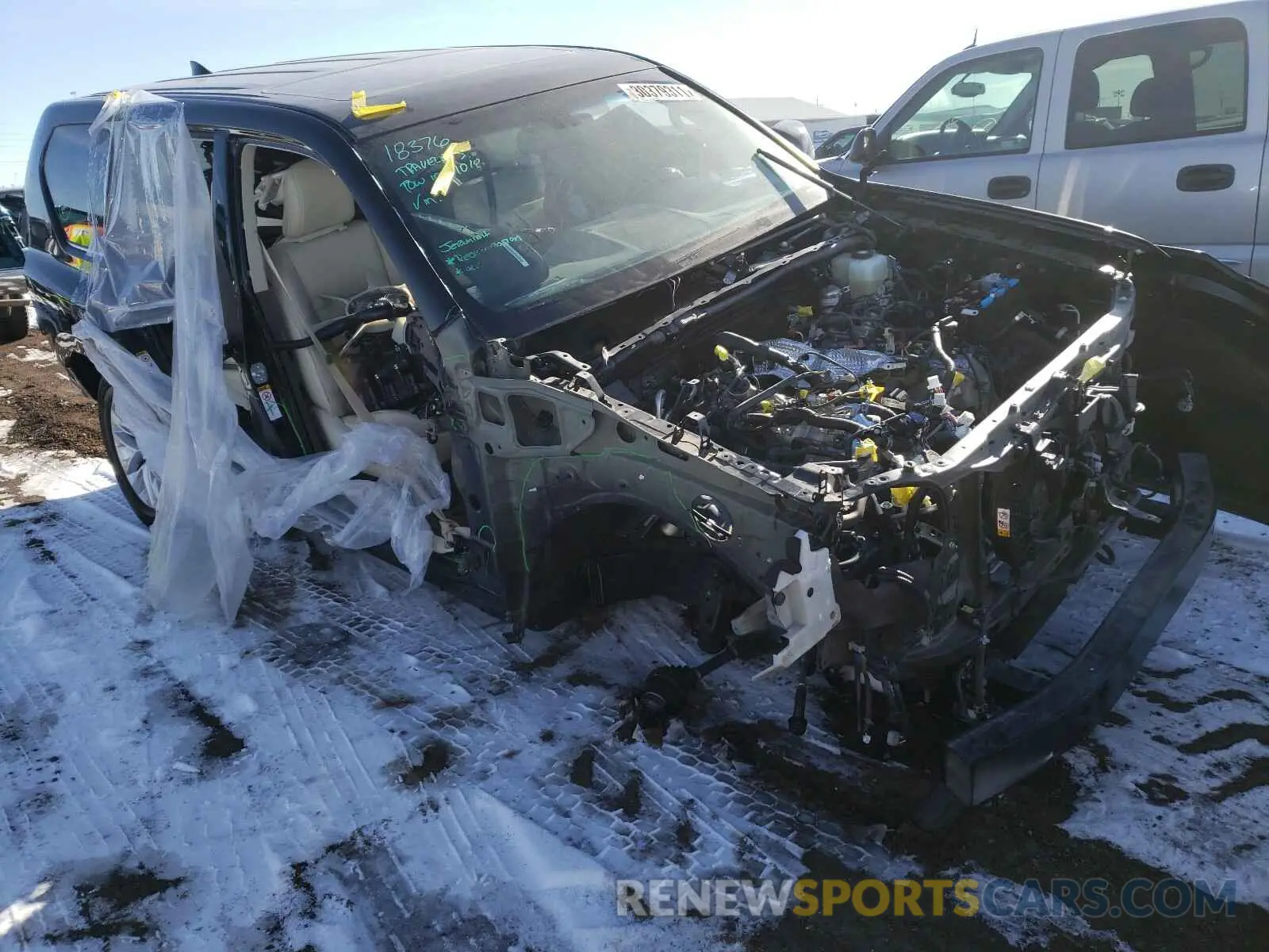 1 Photograph of a damaged car JTJBM7FX7K5220619 LEXUS GX 2019