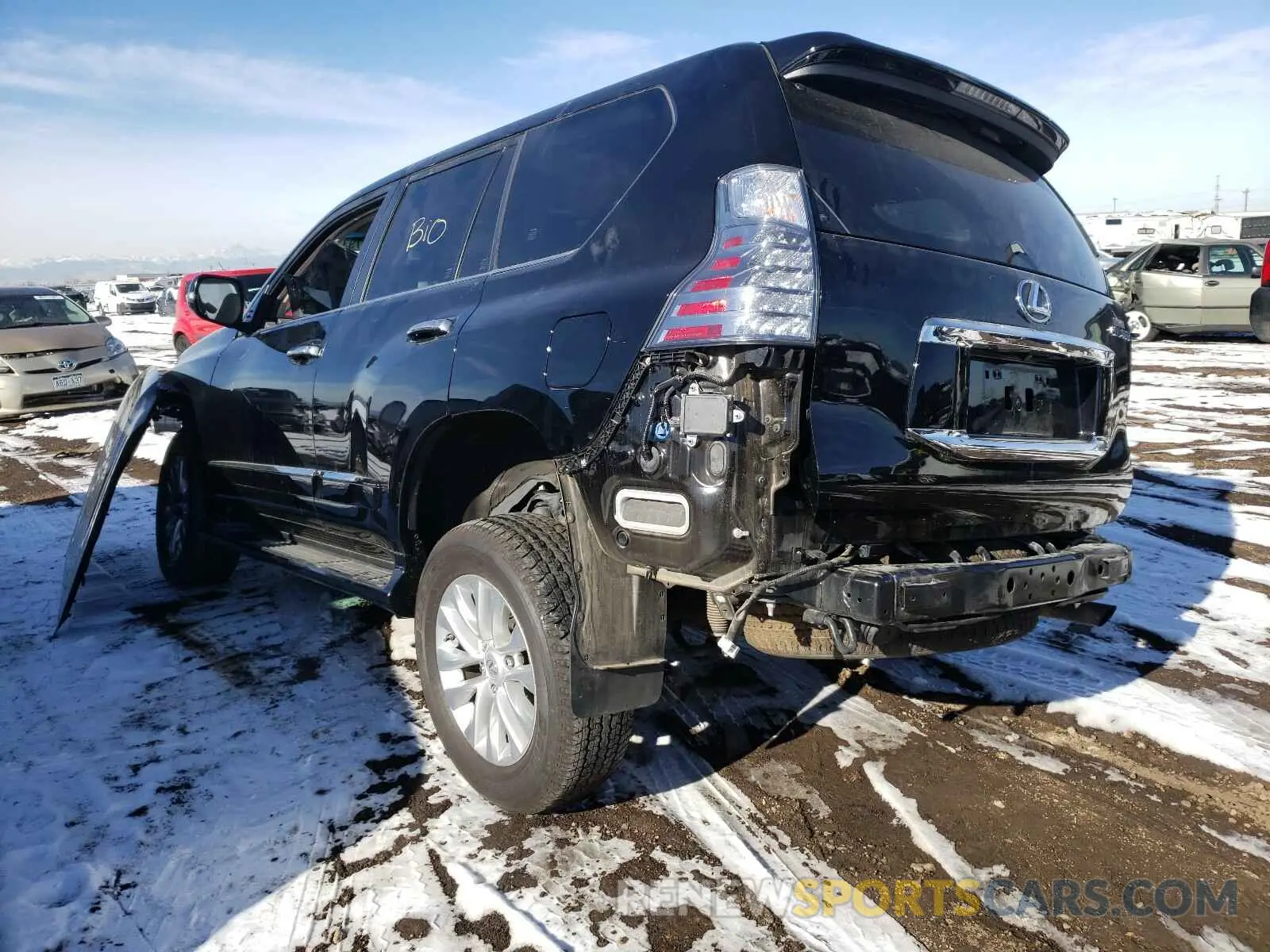 3 Photograph of a damaged car JTJBM7FX7K5220619 LEXUS GX 2019
