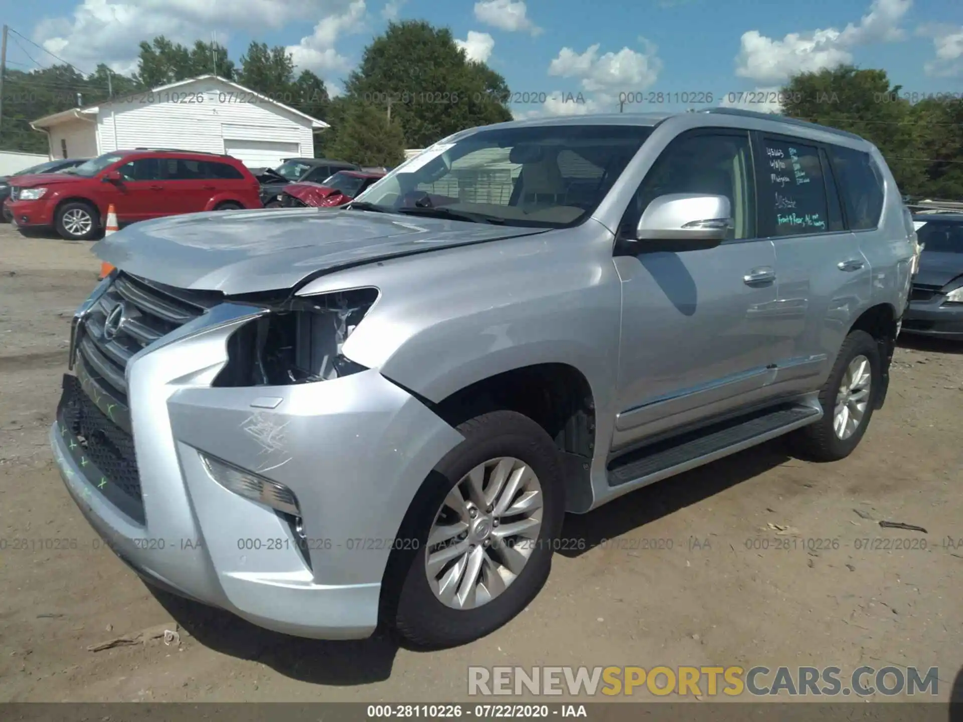 2 Photograph of a damaged car JTJBM7FX7K5229255 LEXUS GX 2019