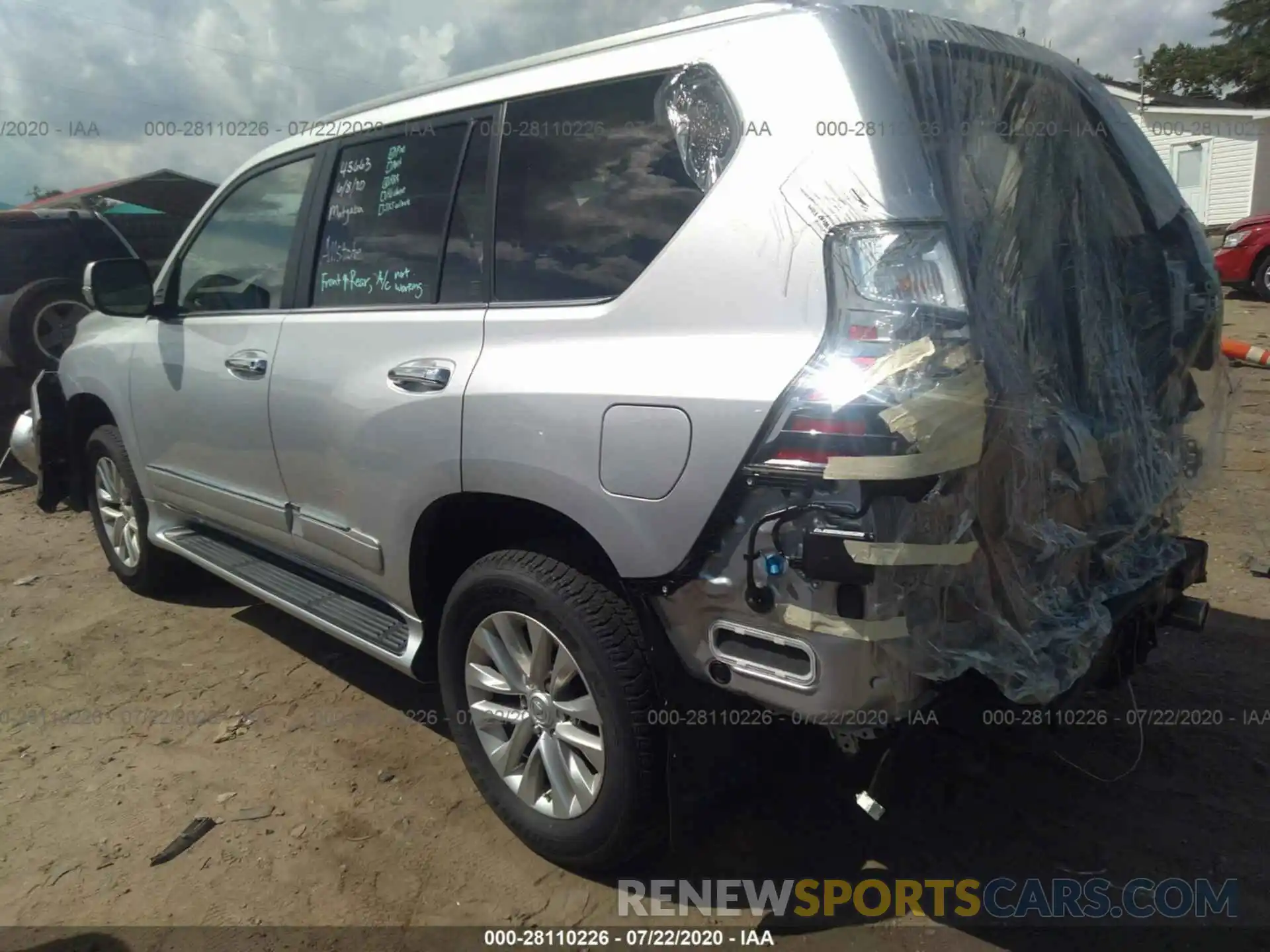 3 Photograph of a damaged car JTJBM7FX7K5229255 LEXUS GX 2019