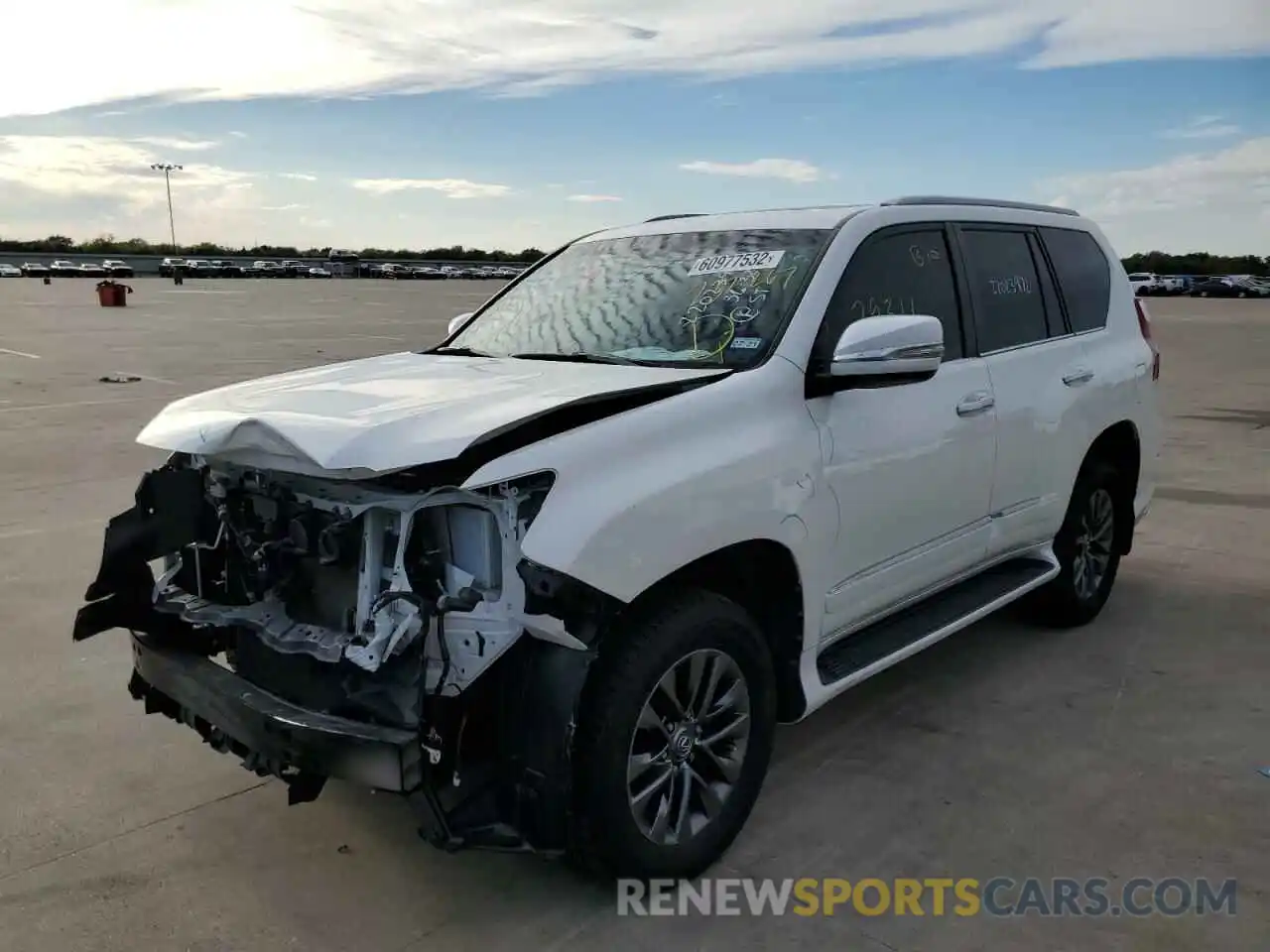 2 Photograph of a damaged car JTJBM7FX7K5232267 LEXUS GX 2019