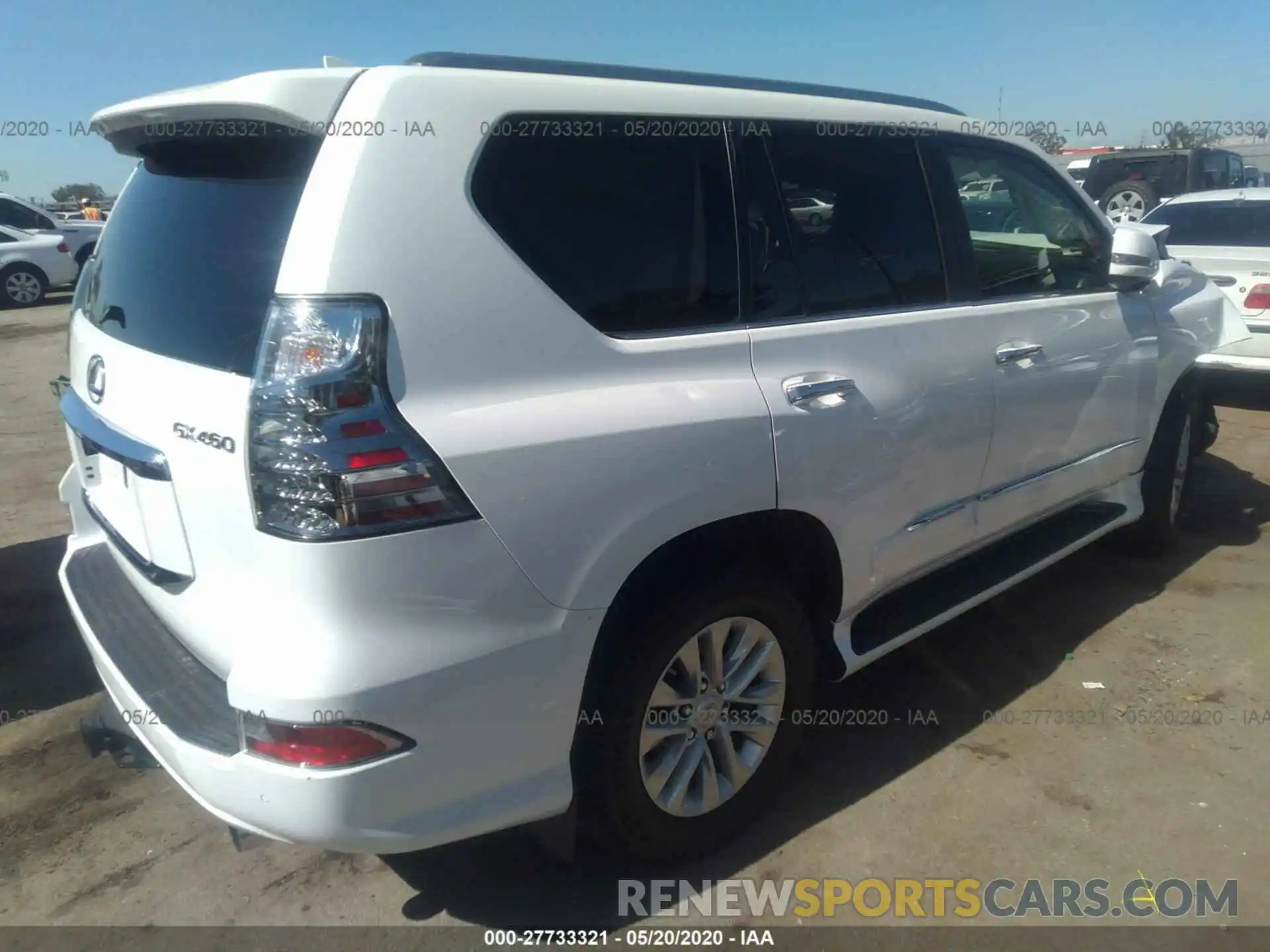 4 Photograph of a damaged car JTJBM7FX7K5233788 LEXUS GX 2019