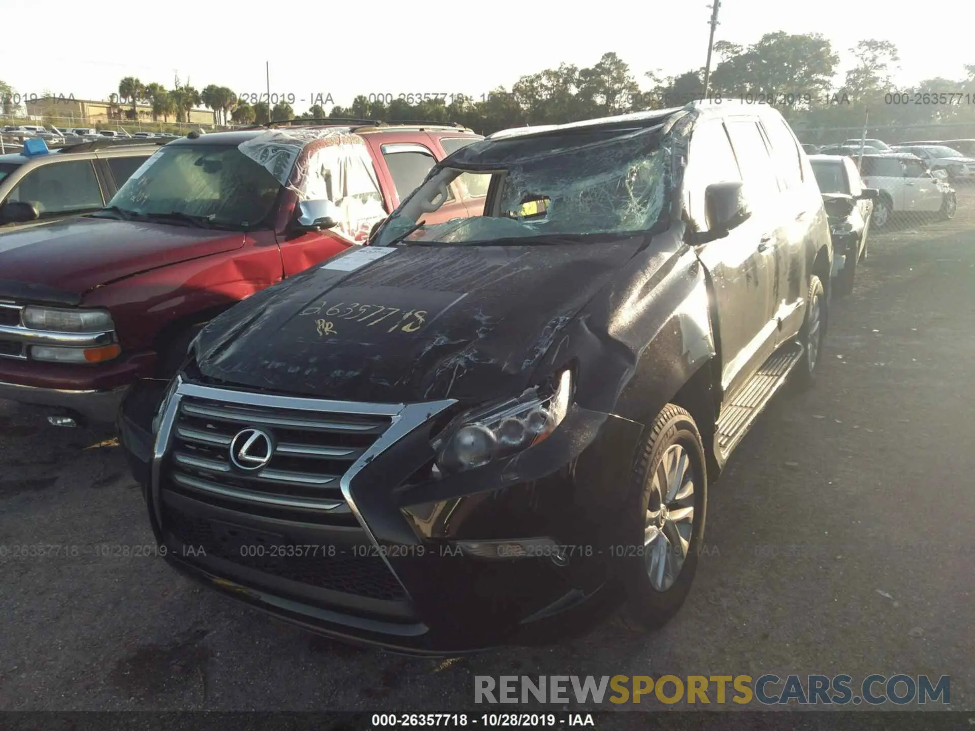 6 Photograph of a damaged car JTJBM7FX8K5210892 LEXUS GX 2019