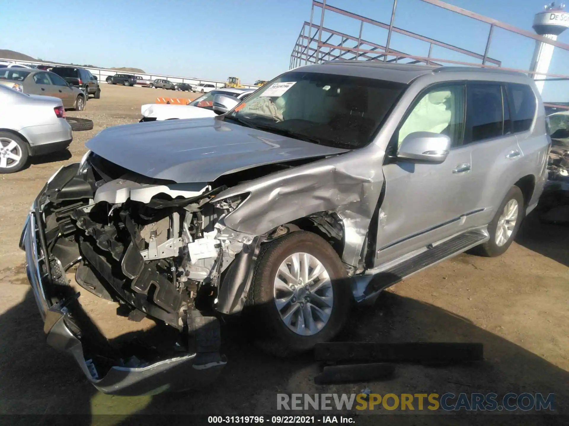 2 Photograph of a damaged car JTJBM7FX8K5233850 LEXUS GX 2019