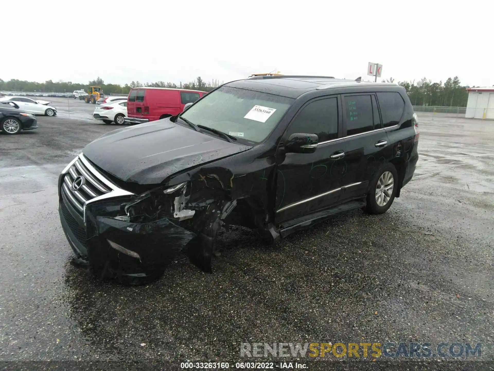 2 Photograph of a damaged car JTJBM7FX9K5239530 LEXUS GX 2019