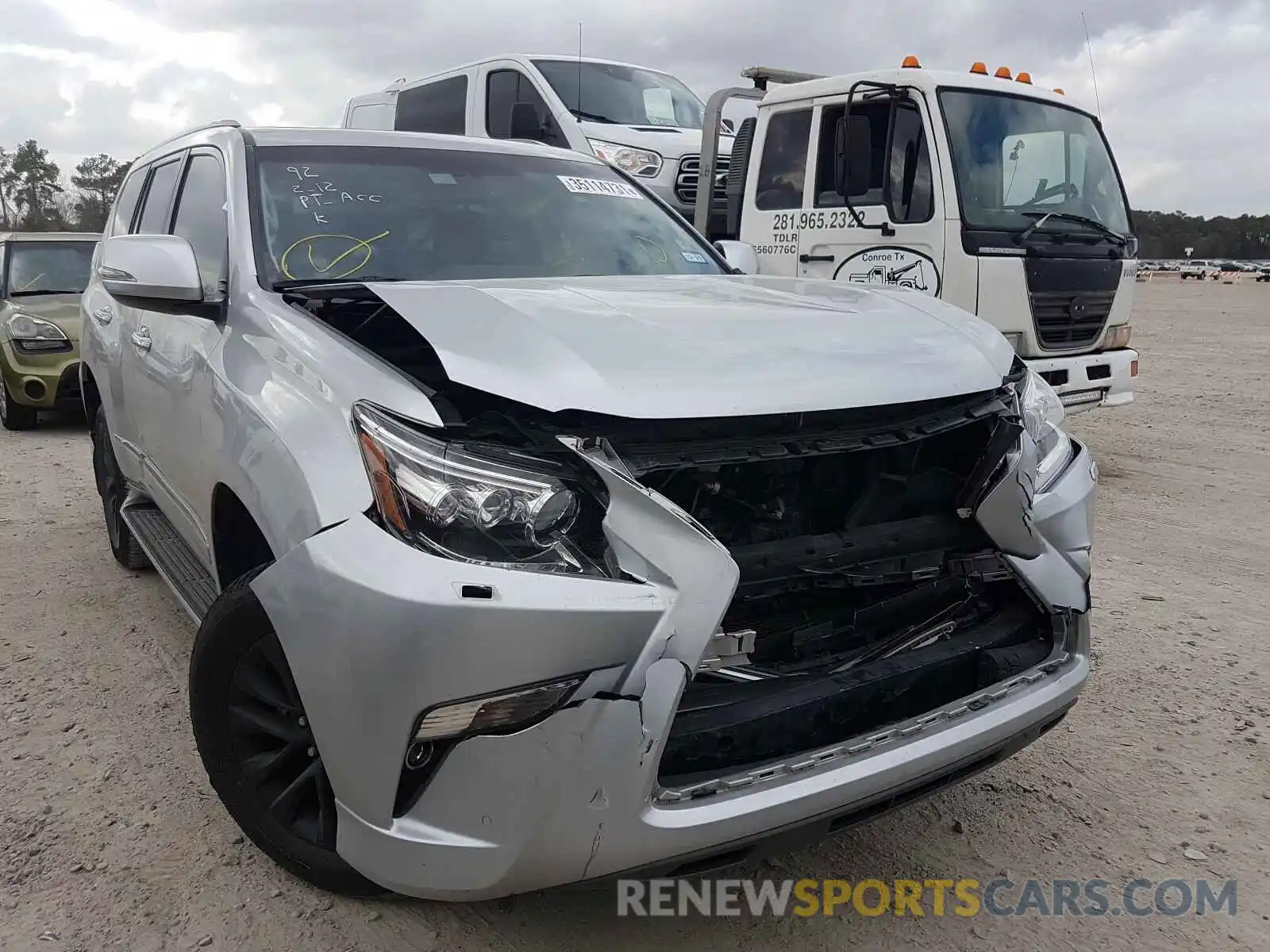 1 Photograph of a damaged car JTJBM7FXXK5220307 LEXUS GX 2019