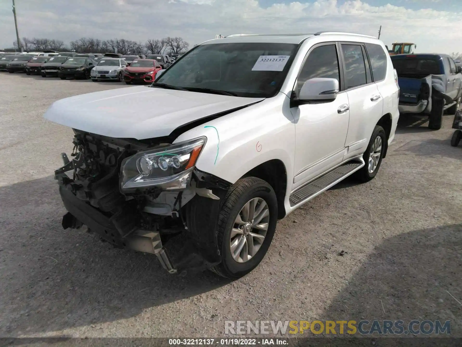 2 Photograph of a damaged car JTJBM7FXXK5221795 LEXUS GX 2019