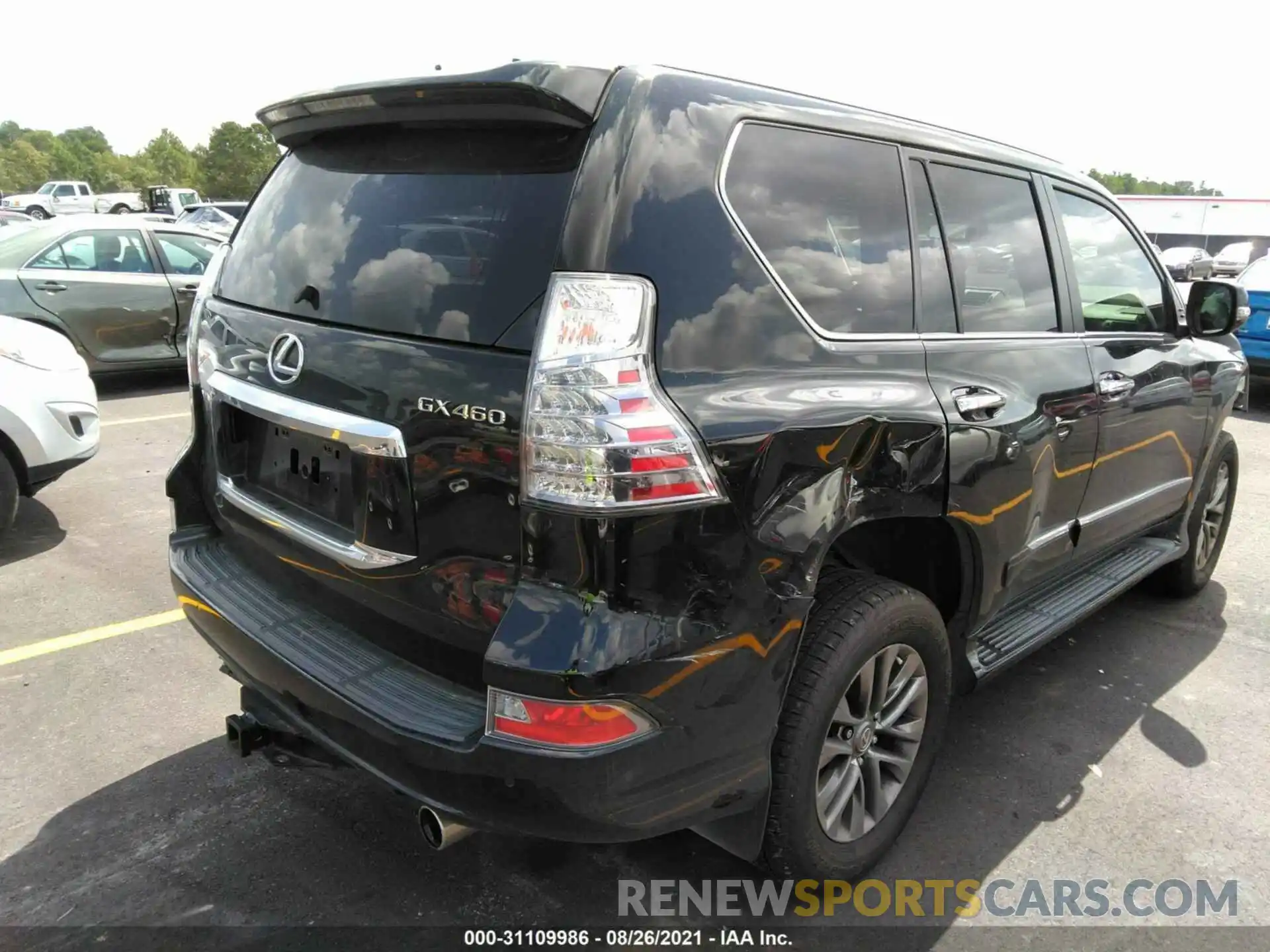 4 Photograph of a damaged car JTJJM7FX0K5224359 LEXUS GX 2019