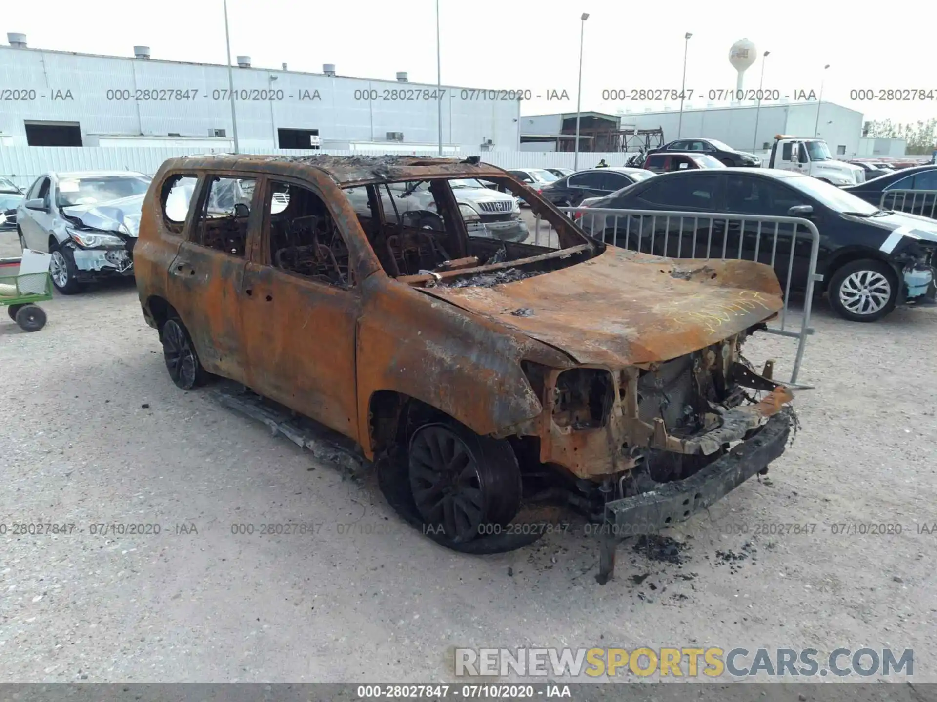 1 Photograph of a damaged car JTJJM7FX1K5212138 LEXUS GX 2019