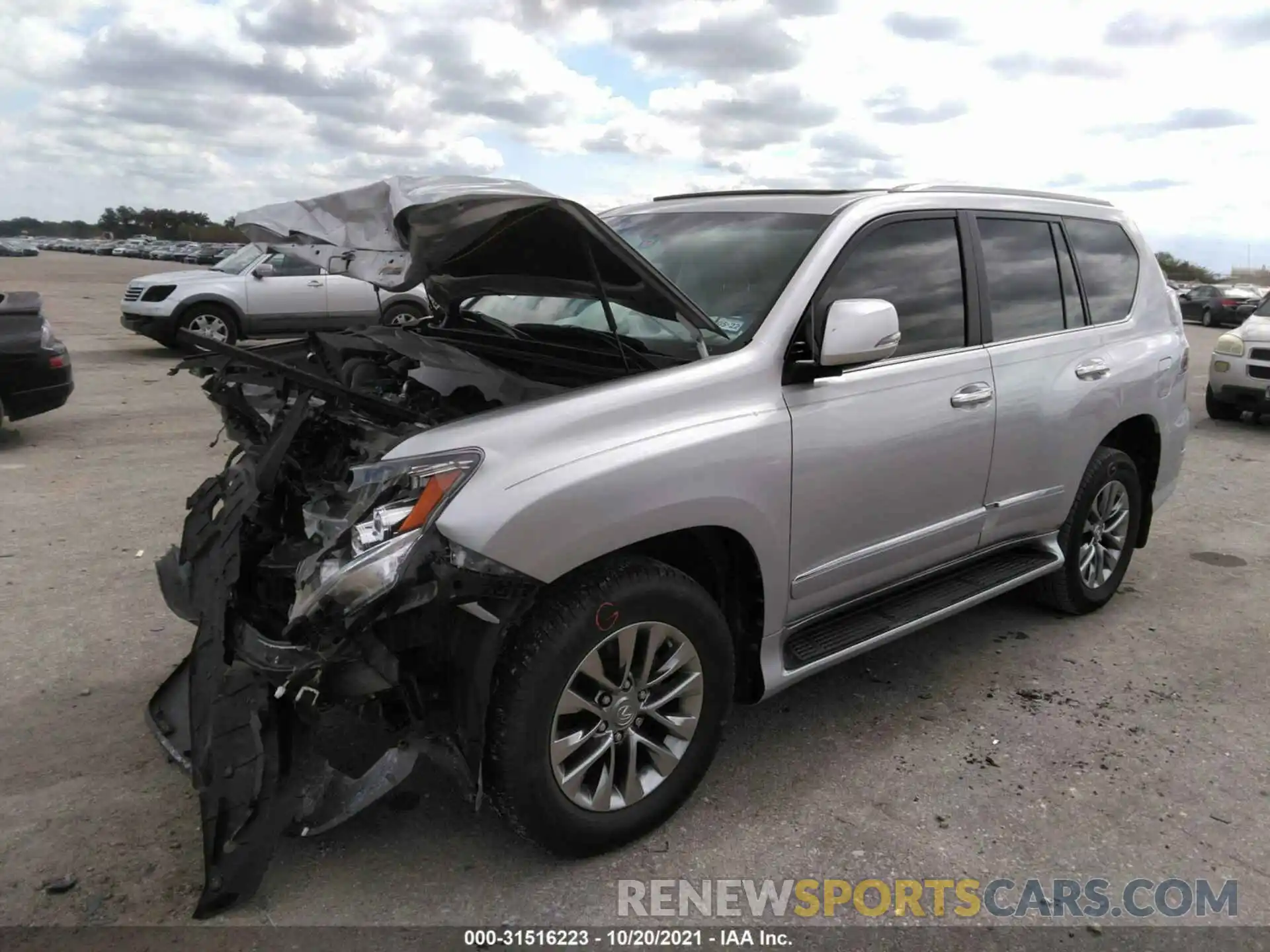 2 Photograph of a damaged car JTJJM7FX2K5211984 LEXUS GX 2019