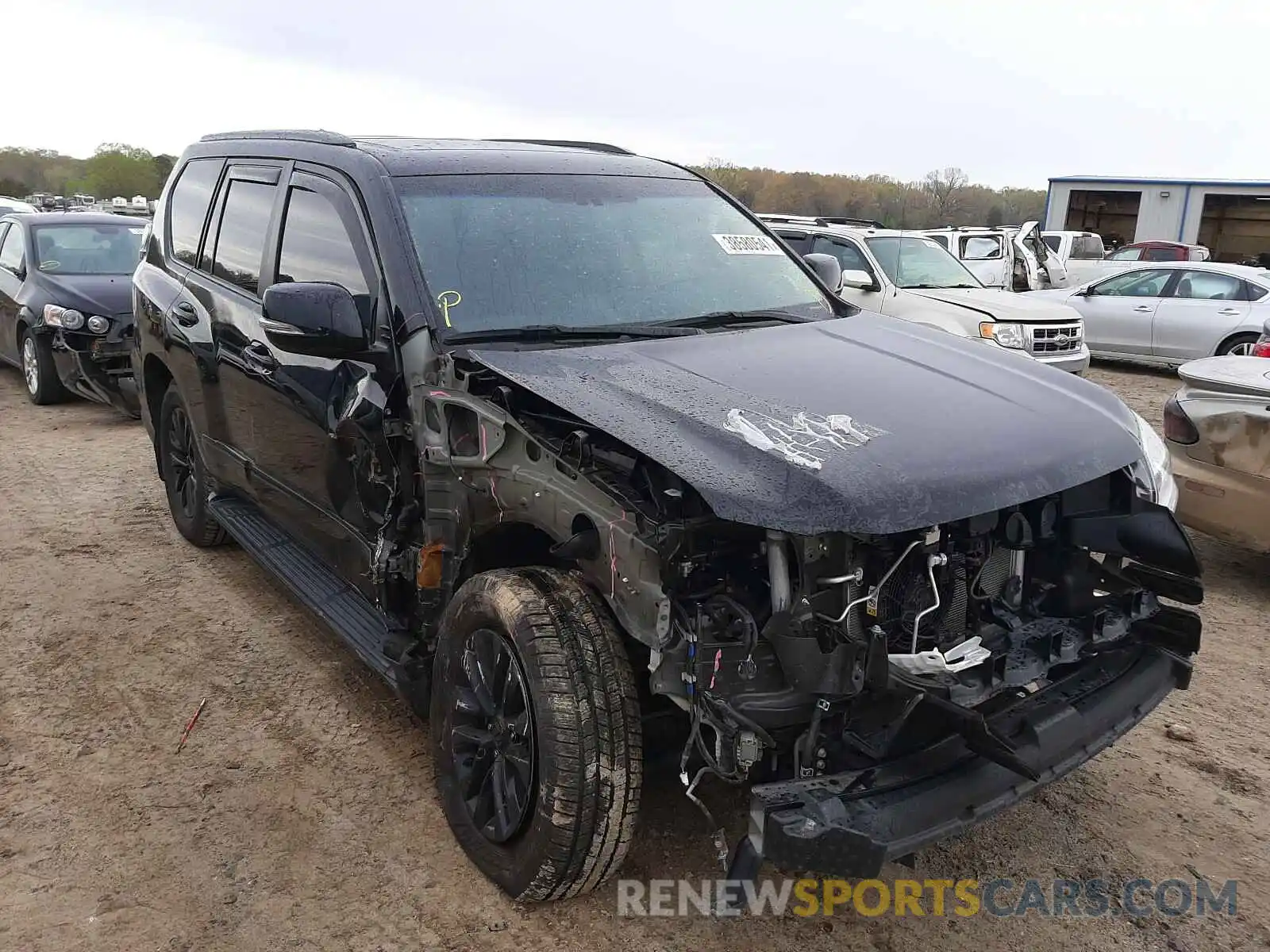 1 Photograph of a damaged car JTJJM7FX2K5212455 LEXUS GX 2019