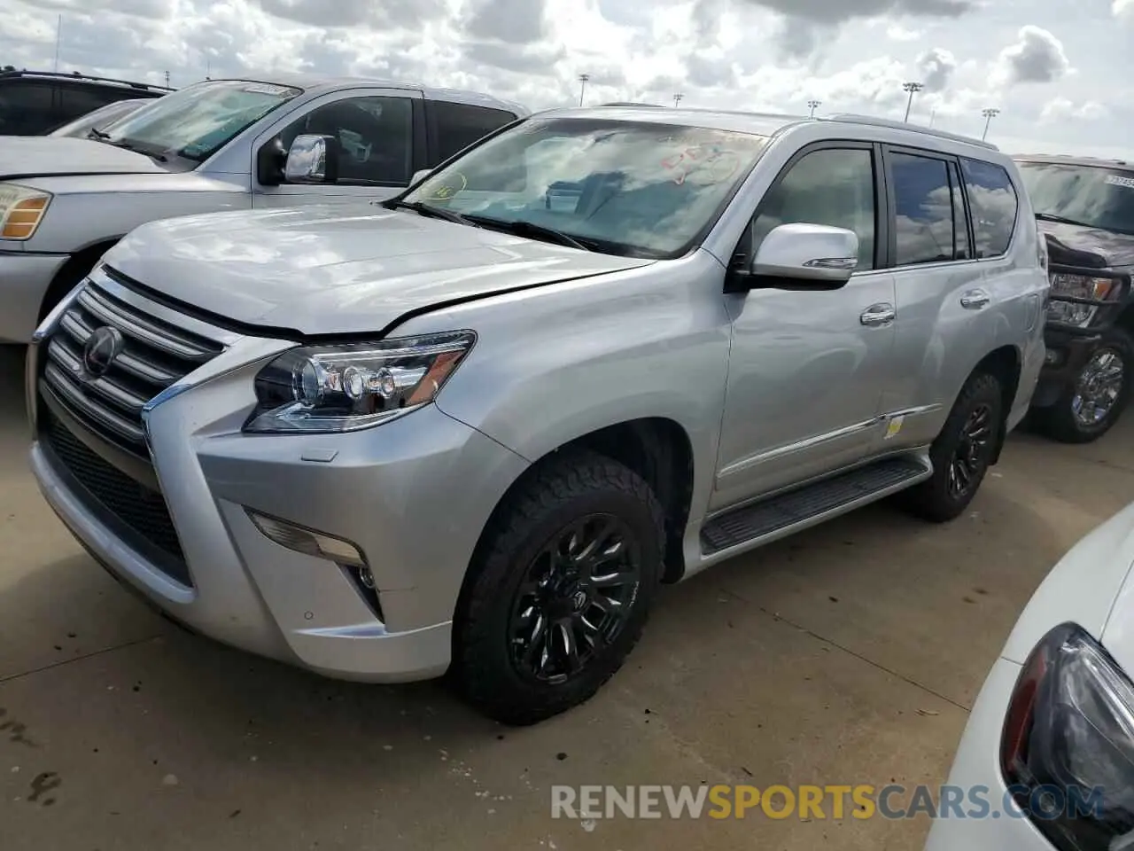 1 Photograph of a damaged car JTJJM7FX2K5226744 LEXUS GX 2019