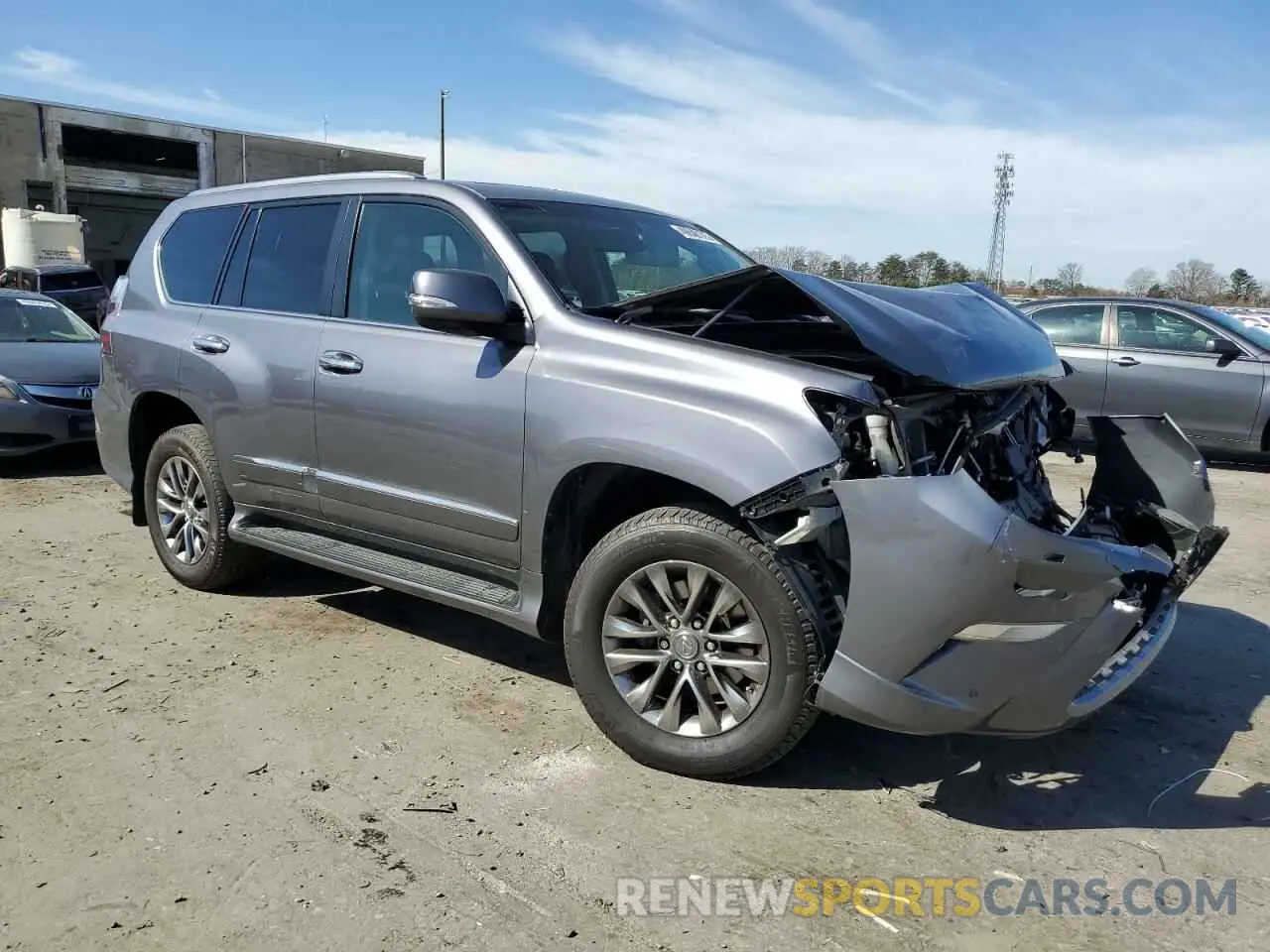 4 Photograph of a damaged car JTJJM7FX3K5232990 LEXUS GX 2019
