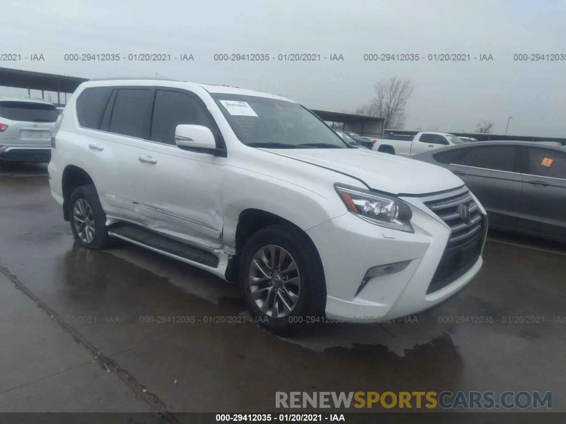 1 Photograph of a damaged car JTJJM7FX5K5228066 LEXUS GX 2019