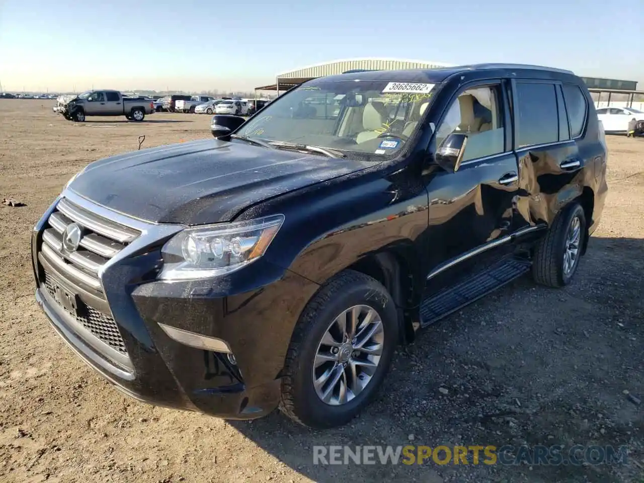 2 Photograph of a damaged car JTJJM7FX7K5221023 LEXUS GX 2019