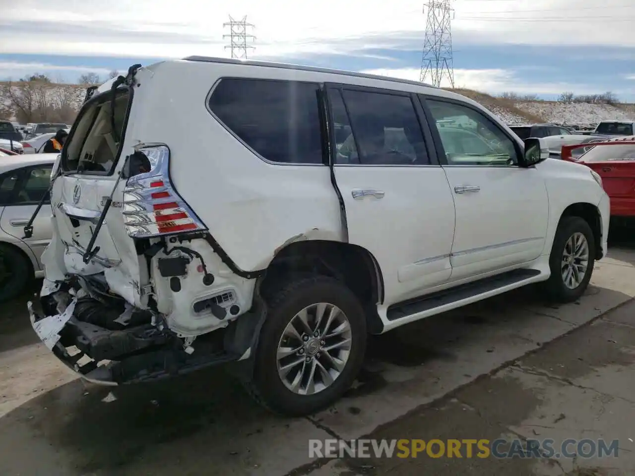 4 Photograph of a damaged car JTJJM7FX8K5224478 LEXUS GX 2019