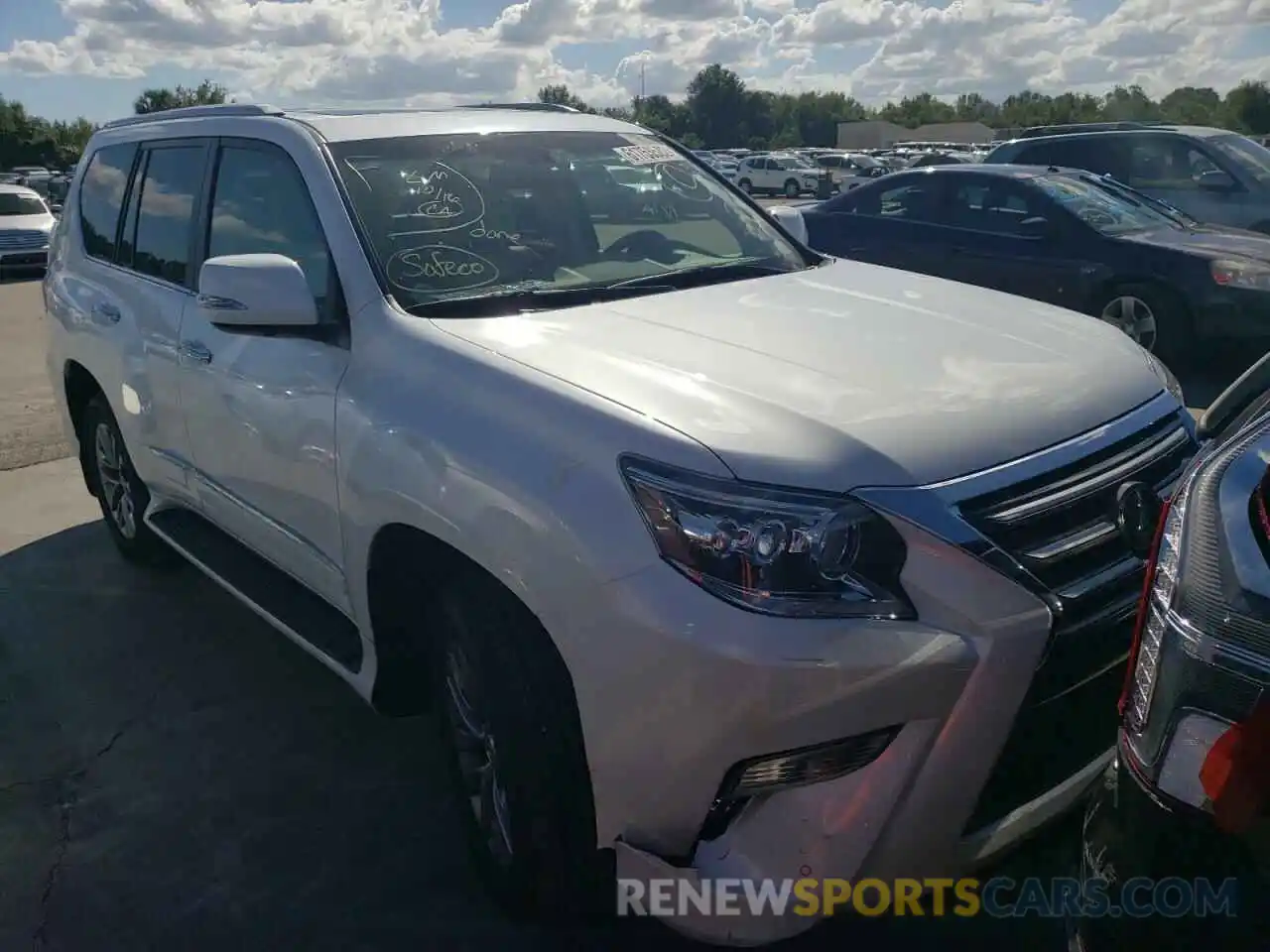 1 Photograph of a damaged car JTJJM7FX9K5239832 LEXUS GX 2019