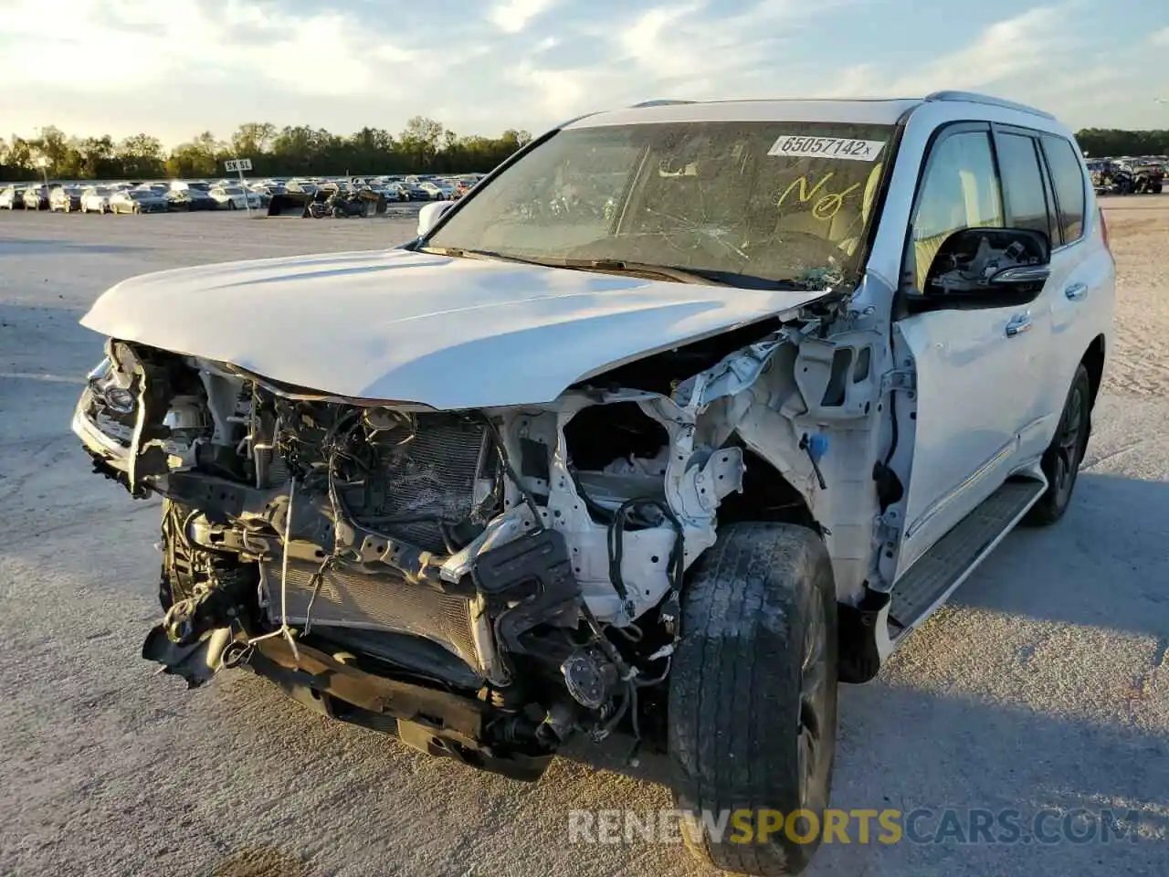 2 Photograph of a damaged car JTJJM7FXXK5225065 LEXUS GX 2019