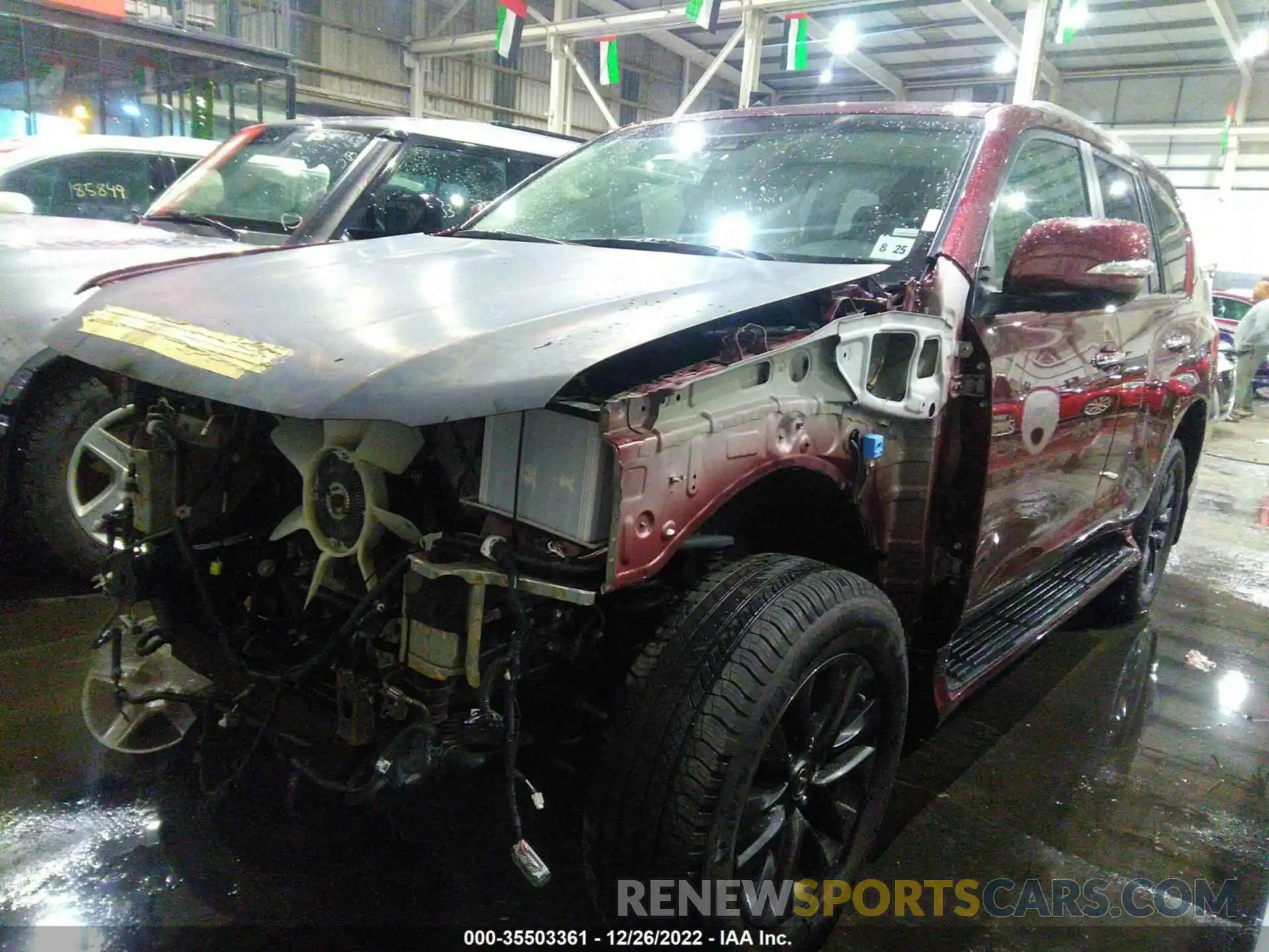 2 Photograph of a damaged car 00JAM7BX4L5264600 LEXUS GX 2020