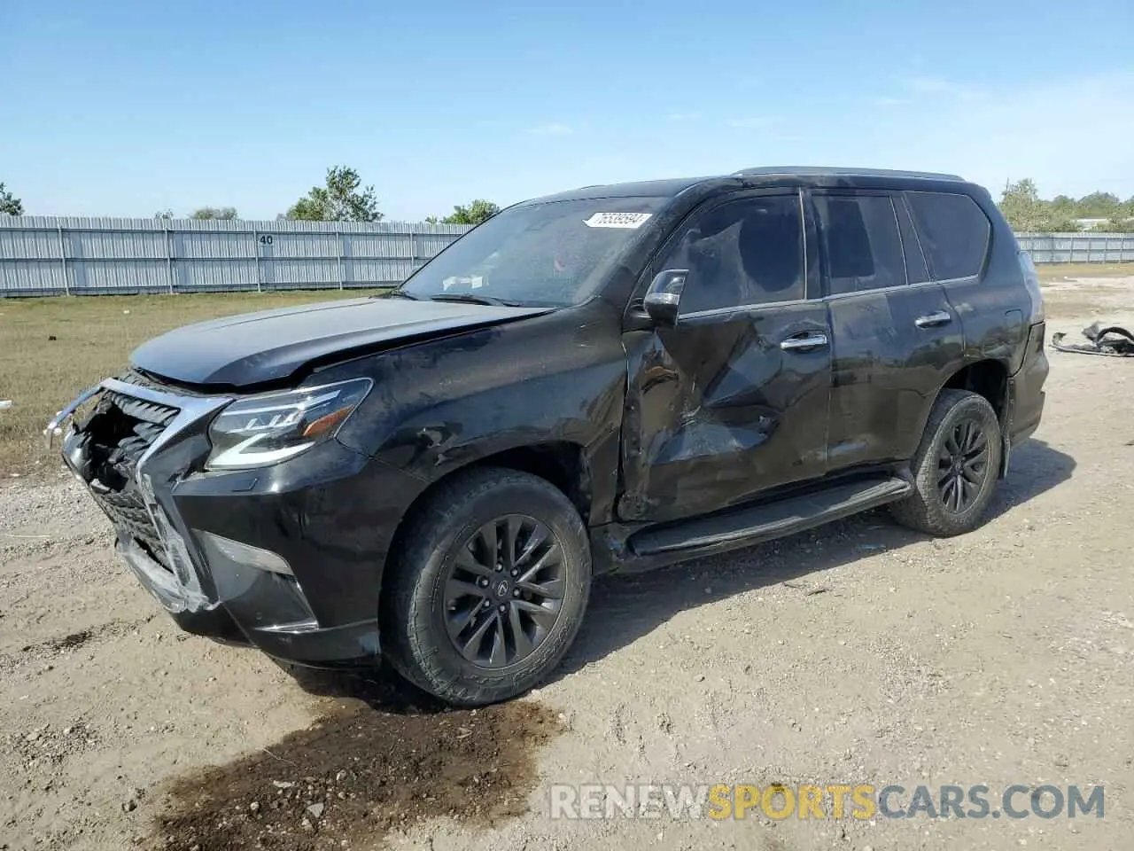 1 Photograph of a damaged car JTJAM7BX0L5245459 LEXUS GX 2020