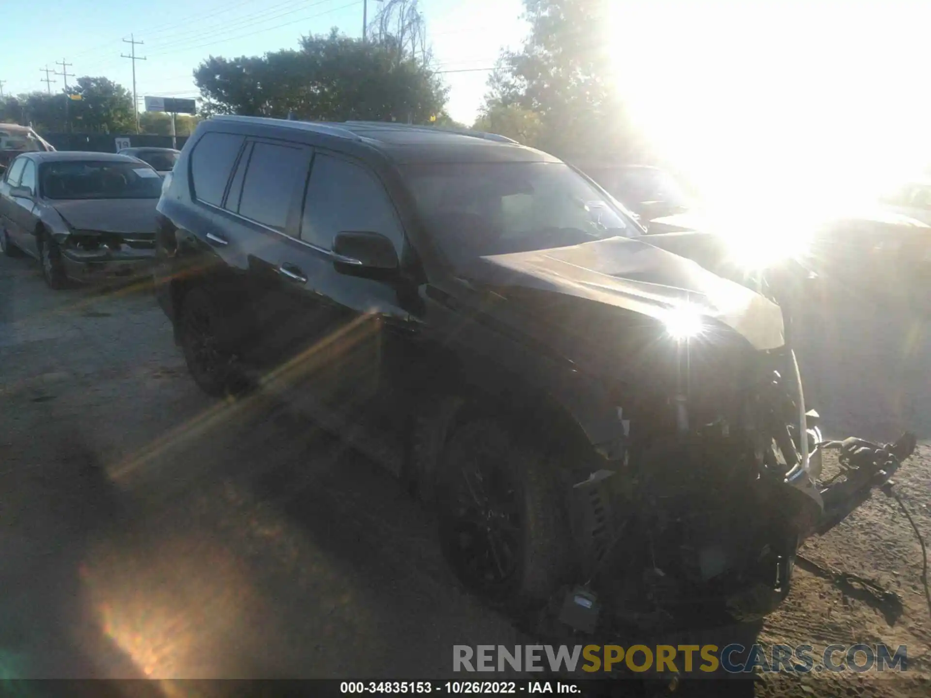 1 Photograph of a damaged car JTJAM7BX0L5249284 LEXUS GX 2020