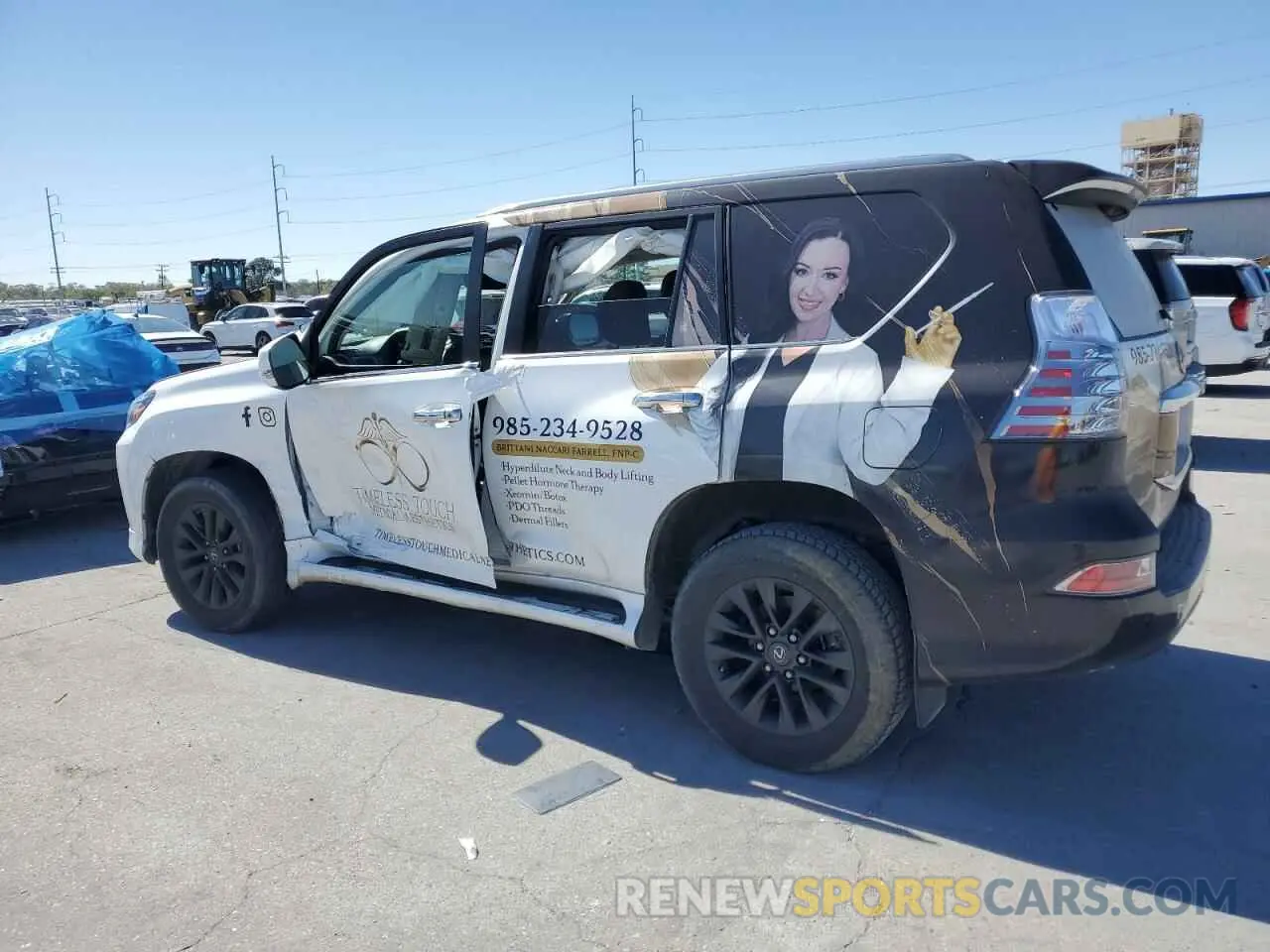 2 Photograph of a damaged car JTJAM7BX0L5249365 LEXUS GX 2020