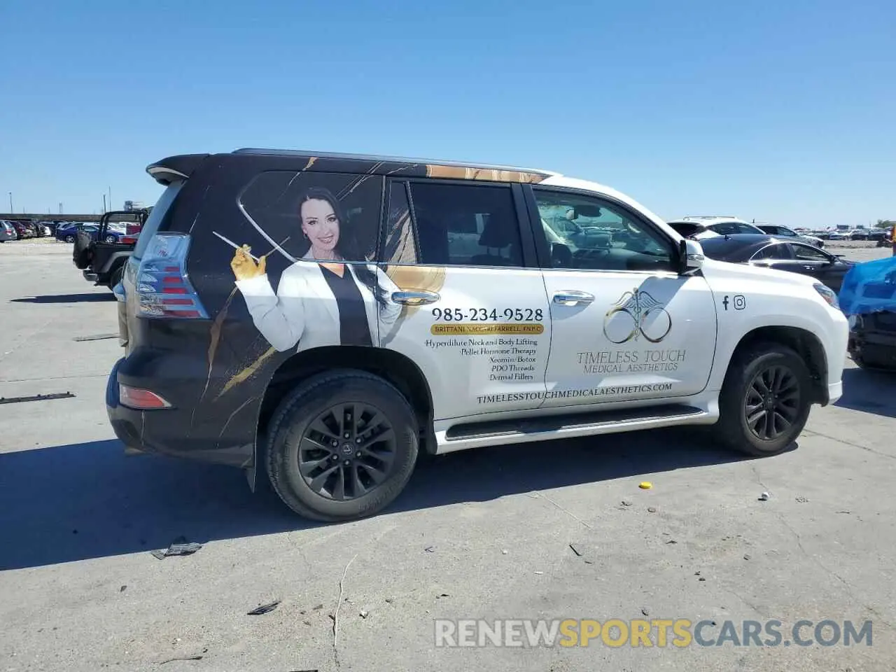 3 Photograph of a damaged car JTJAM7BX0L5249365 LEXUS GX 2020