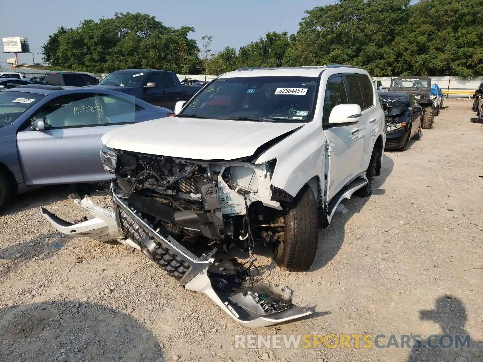 2 Photograph of a damaged car JTJAM7BX1L5263825 LEXUS GX 2020