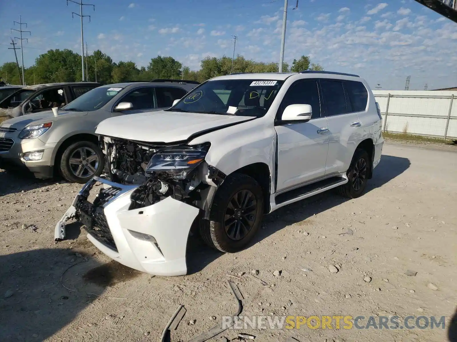 2 Photograph of a damaged car JTJAM7BX2L5249691 LEXUS GX 2020