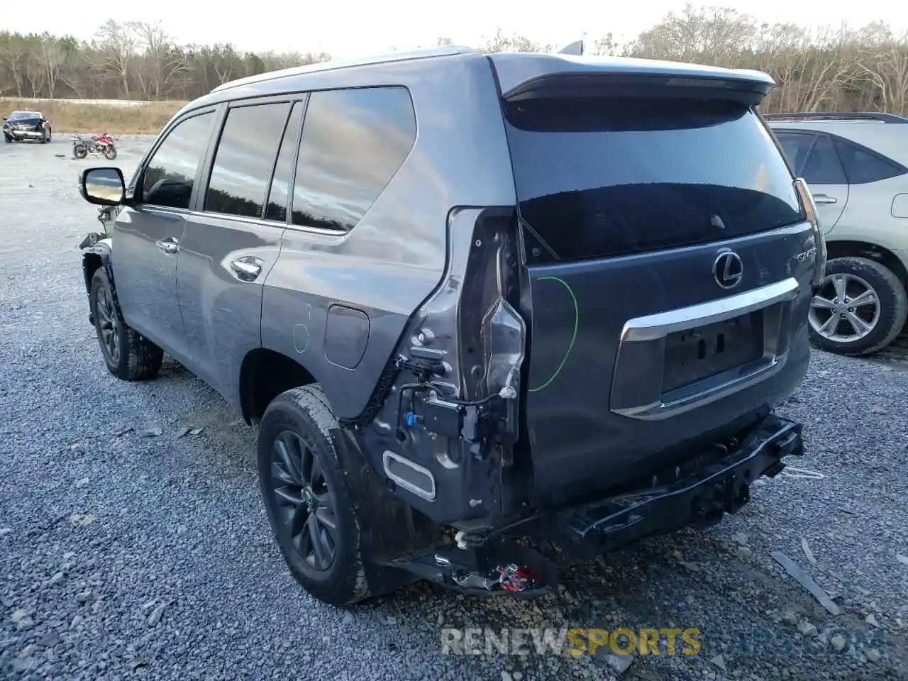 3 Photograph of a damaged car JTJAM7BX2L5259976 LEXUS GX 2020