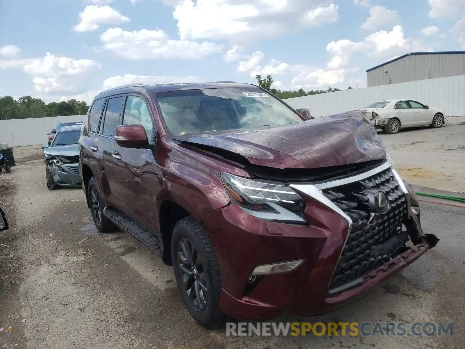 1 Photograph of a damaged car JTJAM7BX2L5260318 LEXUS GX 2020