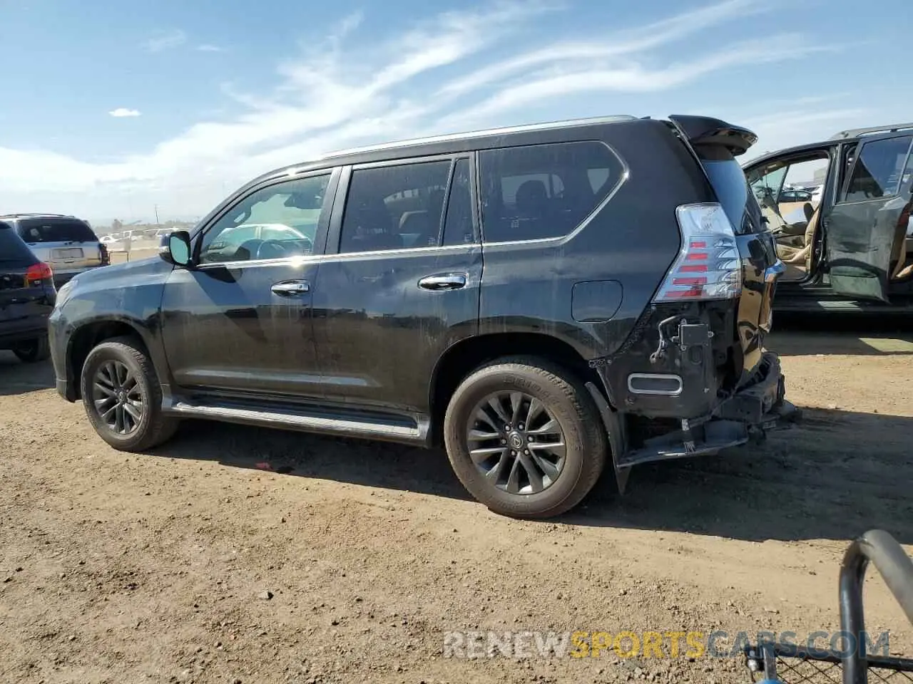 2 Photograph of a damaged car JTJAM7BX3L5255841 LEXUS GX 2020