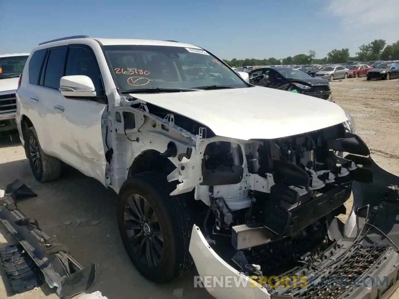 1 Photograph of a damaged car JTJAM7BX3L5263180 LEXUS GX 2020