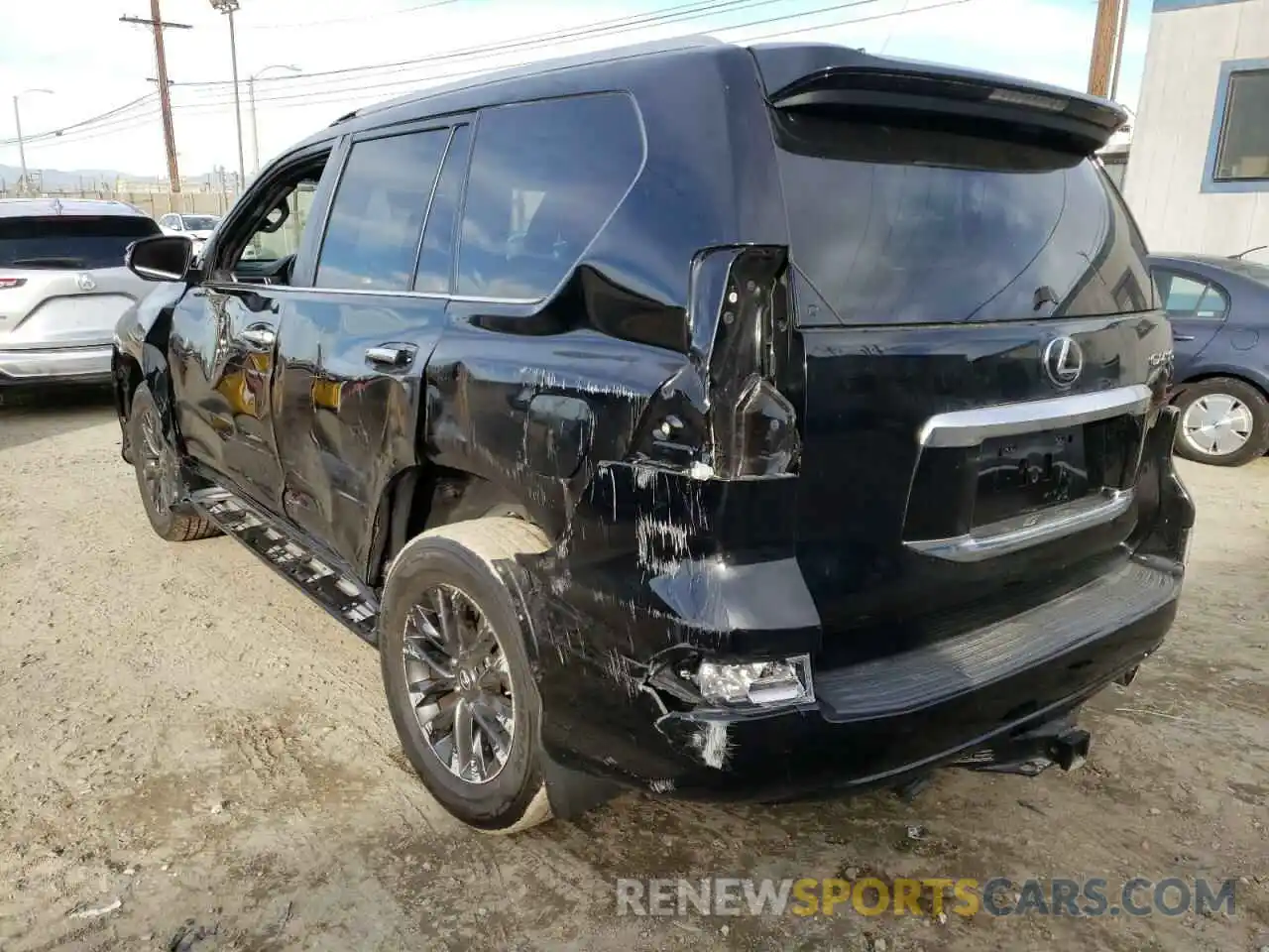 3 Photograph of a damaged car JTJAM7BX4L5248459 LEXUS GX 2020