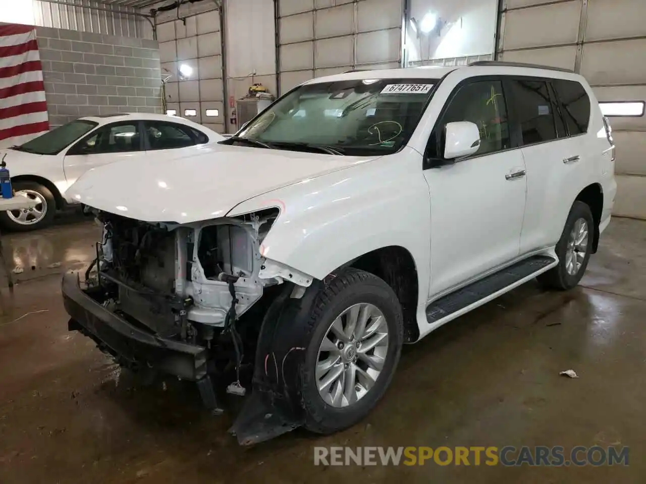 2 Photograph of a damaged car JTJAM7BX4L5249613 LEXUS GX 2020