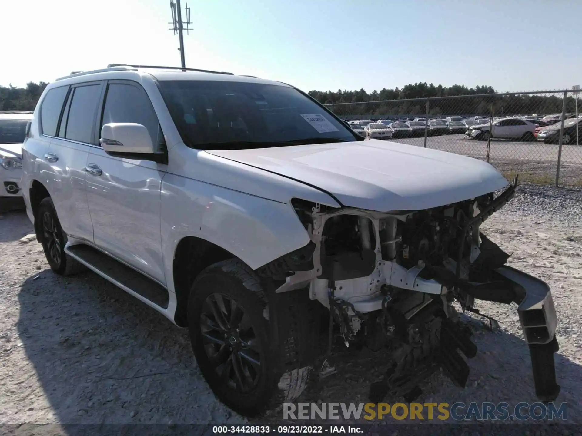 1 Photograph of a damaged car JTJAM7BX4L5249739 LEXUS GX 2020