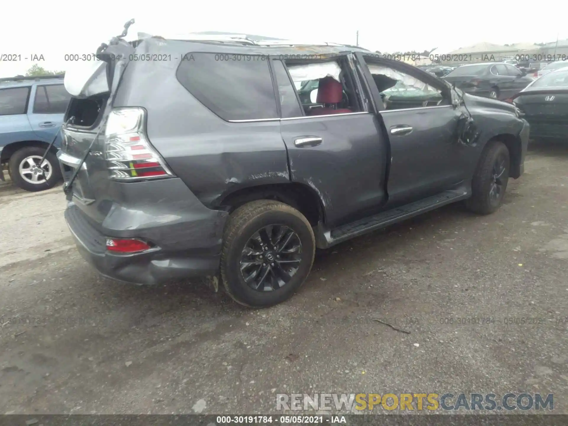 4 Photograph of a damaged car JTJAM7BX4L5254763 LEXUS GX 2020