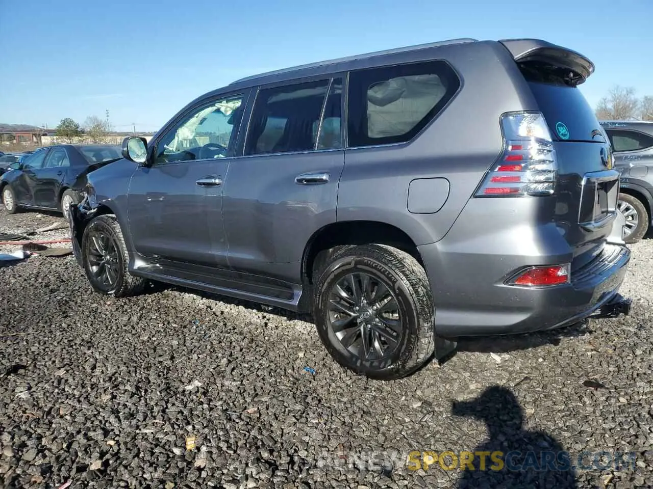 2 Photograph of a damaged car JTJAM7BX4L5259963 LEXUS GX 2020