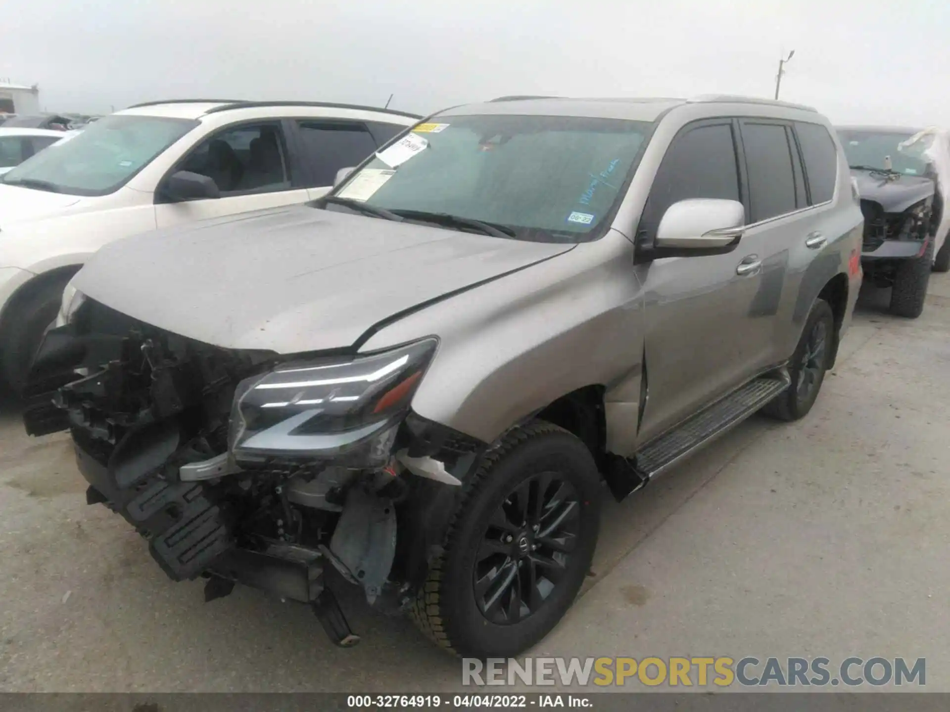 2 Photograph of a damaged car JTJAM7BX4L5259980 LEXUS GX 2020