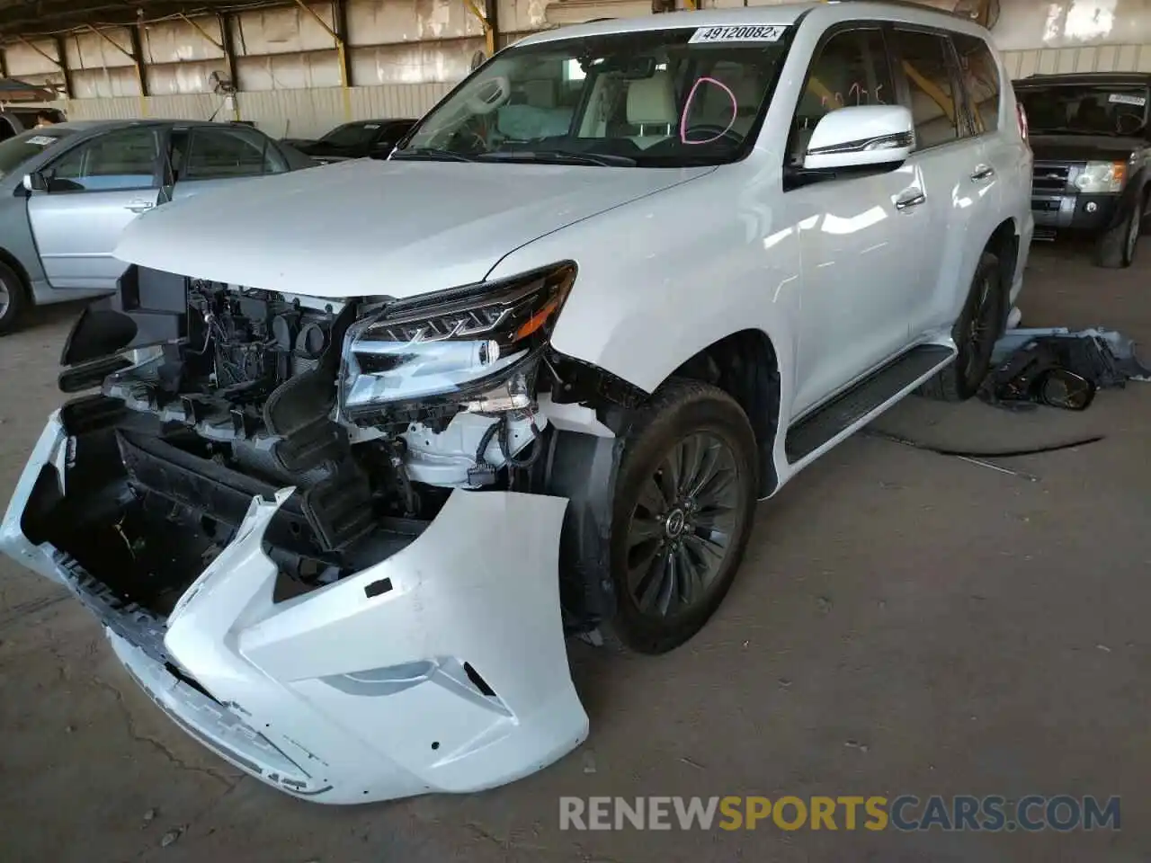 2 Photograph of a damaged car JTJAM7BX4L5263785 LEXUS GX 2020