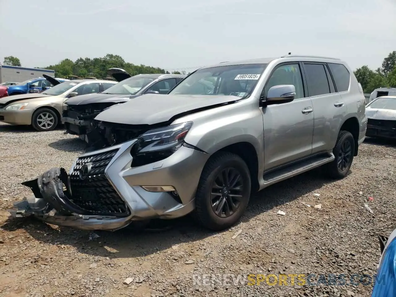 1 Photograph of a damaged car JTJAM7BX5L5247935 LEXUS GX 2020