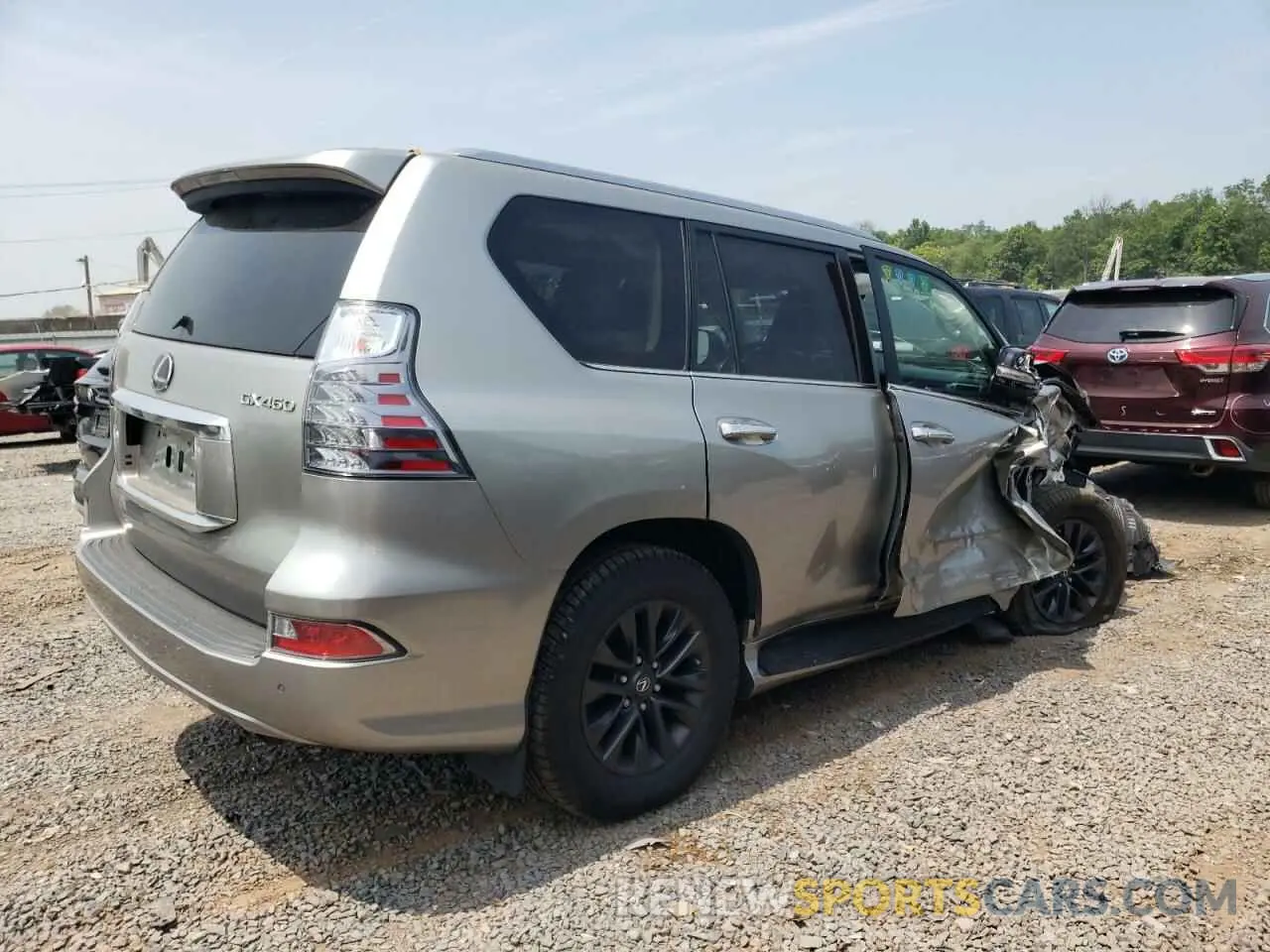 3 Photograph of a damaged car JTJAM7BX5L5247935 LEXUS GX 2020