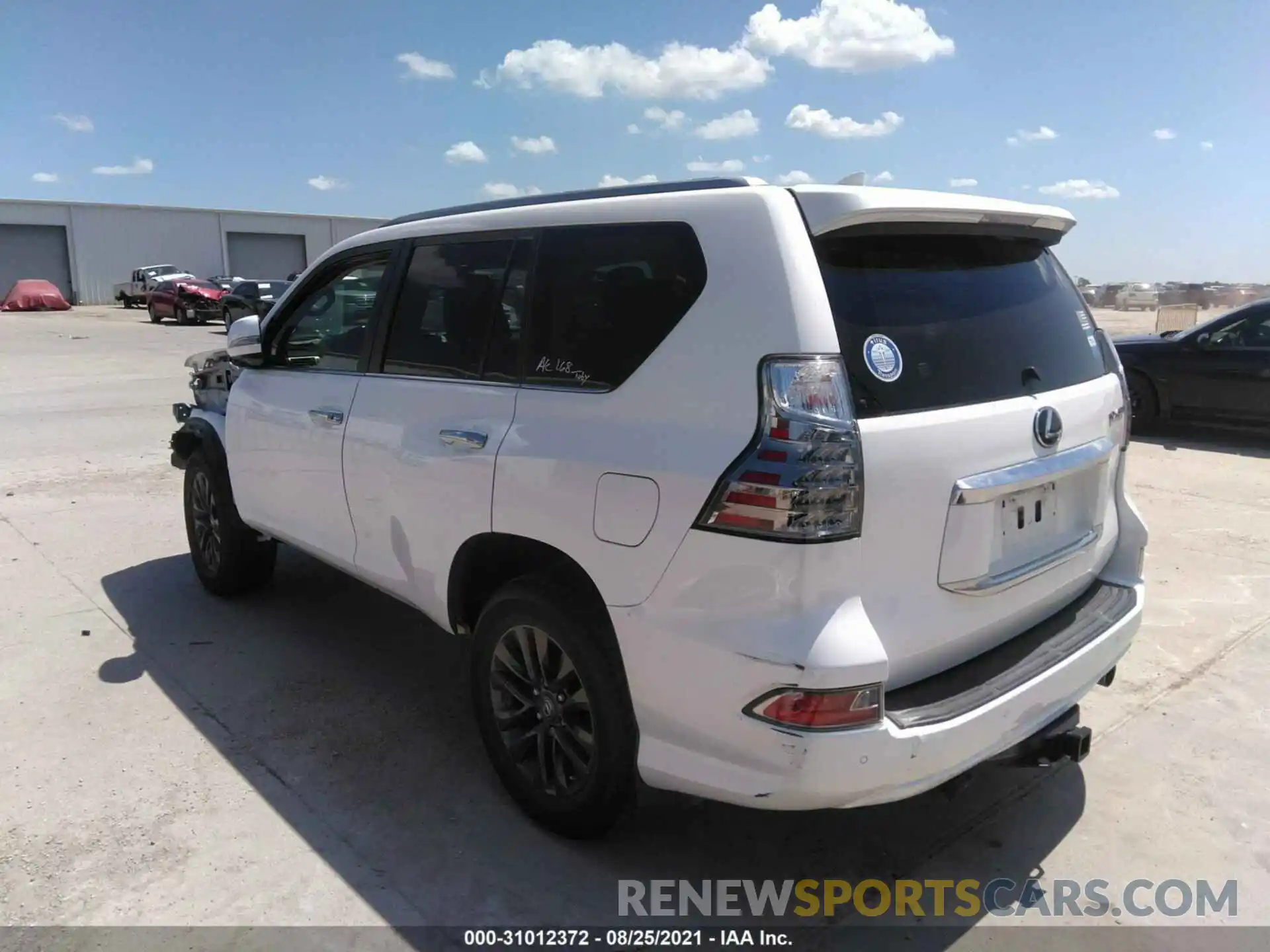 3 Photograph of a damaged car JTJAM7BX6L5245966 LEXUS GX 2020