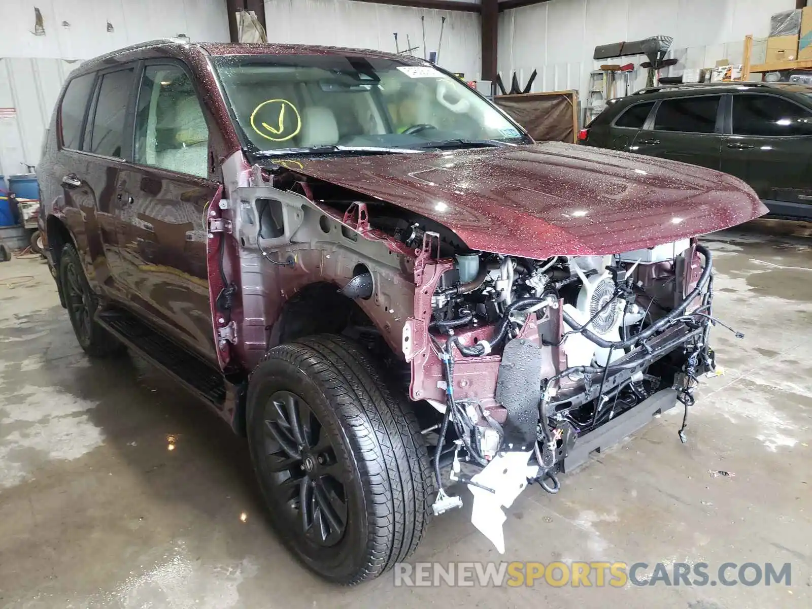 1 Photograph of a damaged car JTJAM7BX6L5255669 LEXUS GX 2020