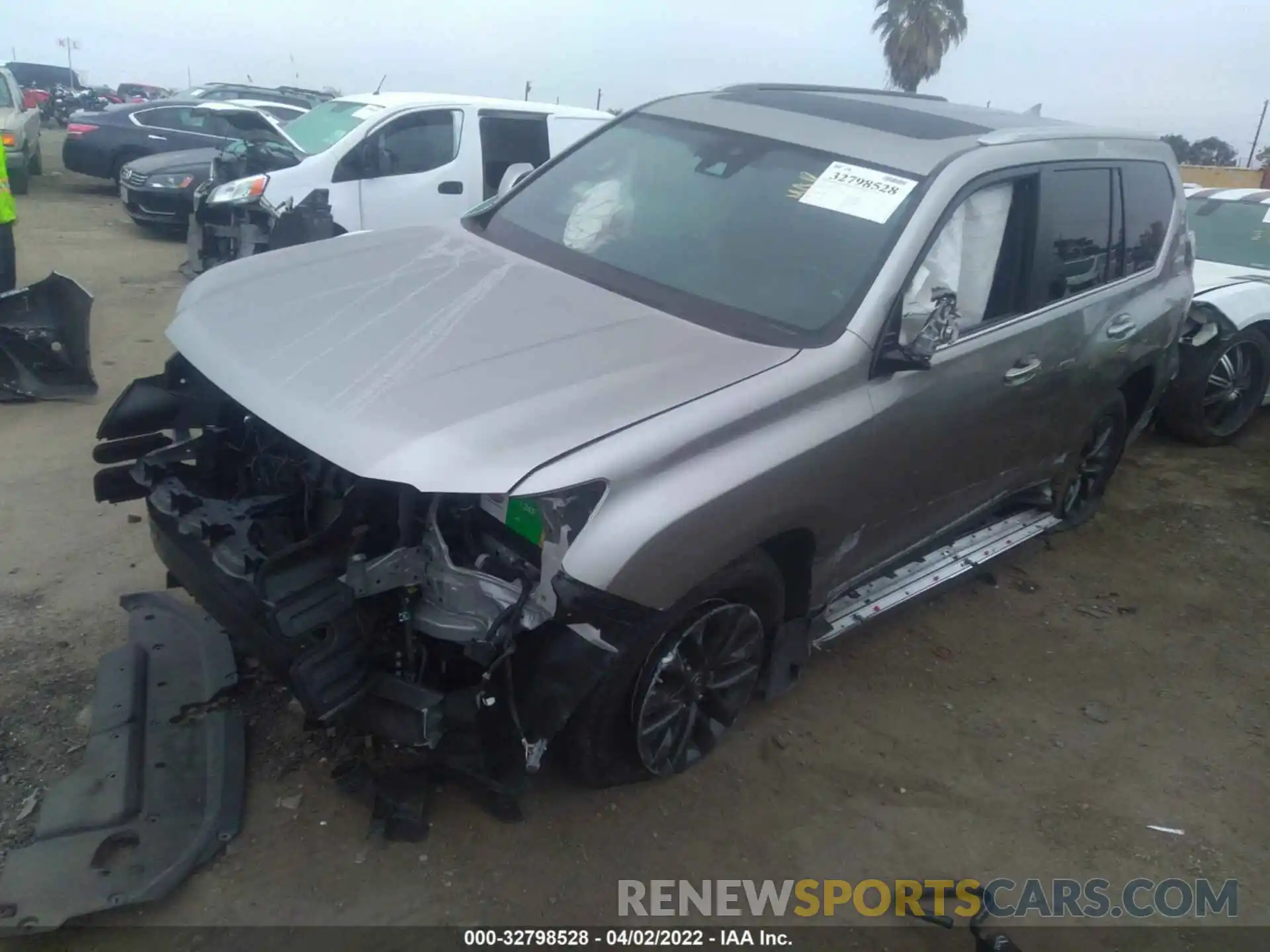 2 Photograph of a damaged car JTJAM7BX6L5258880 LEXUS GX 2020