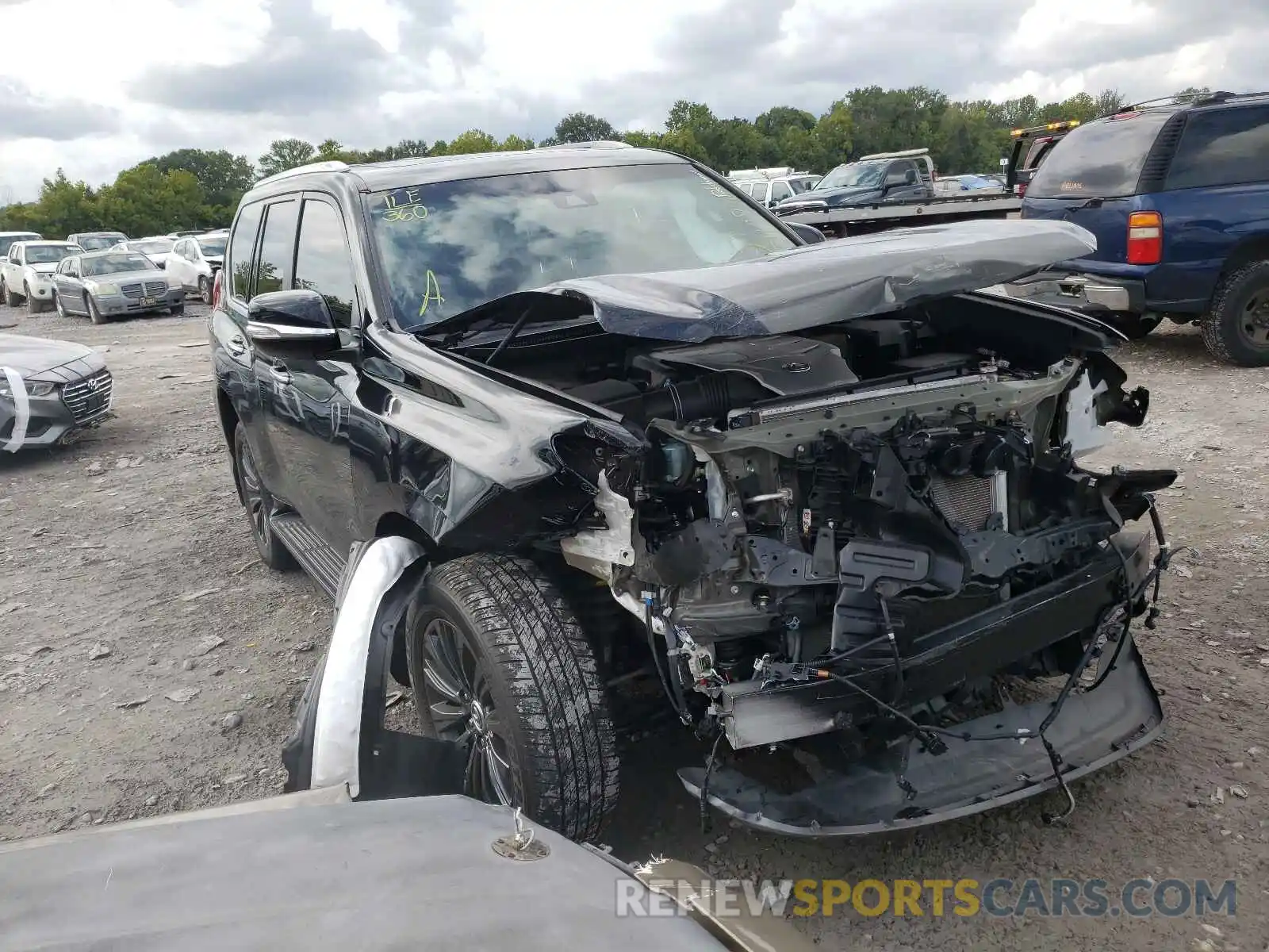 1 Photograph of a damaged car JTJAM7BX6L5260189 LEXUS GX 2020